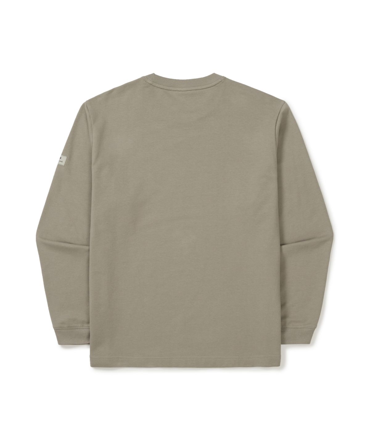스노우피크 어패럴(SNOWPEAK APPAREL) 베이직 로고 긴팔 티셔츠 (S25FMFTL10) Warm Gray
