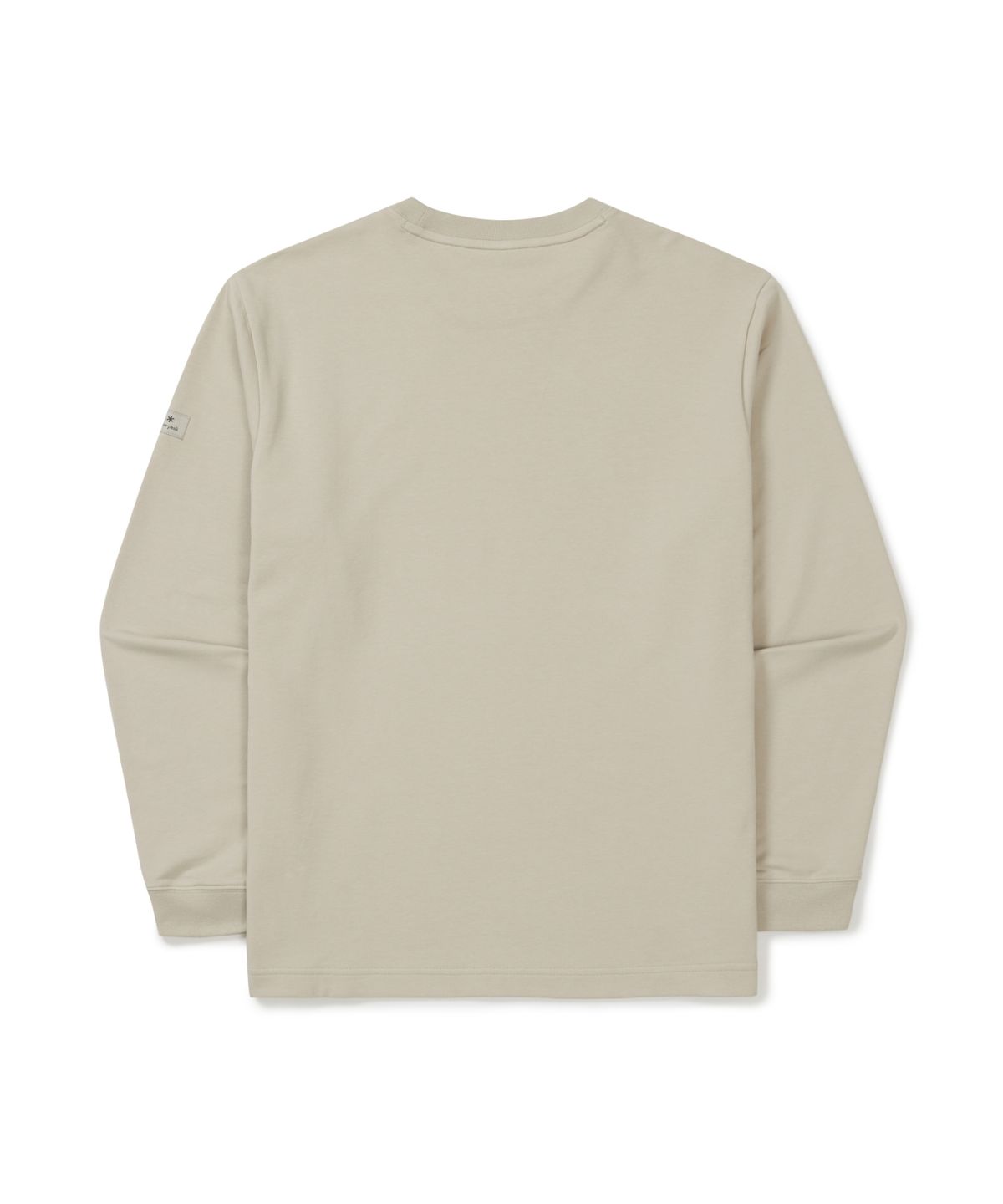 스노우피크 어패럴(SNOWPEAK APPAREL) 베이직 로고 긴팔 티셔츠 (S25FMFTL10) Light Beige