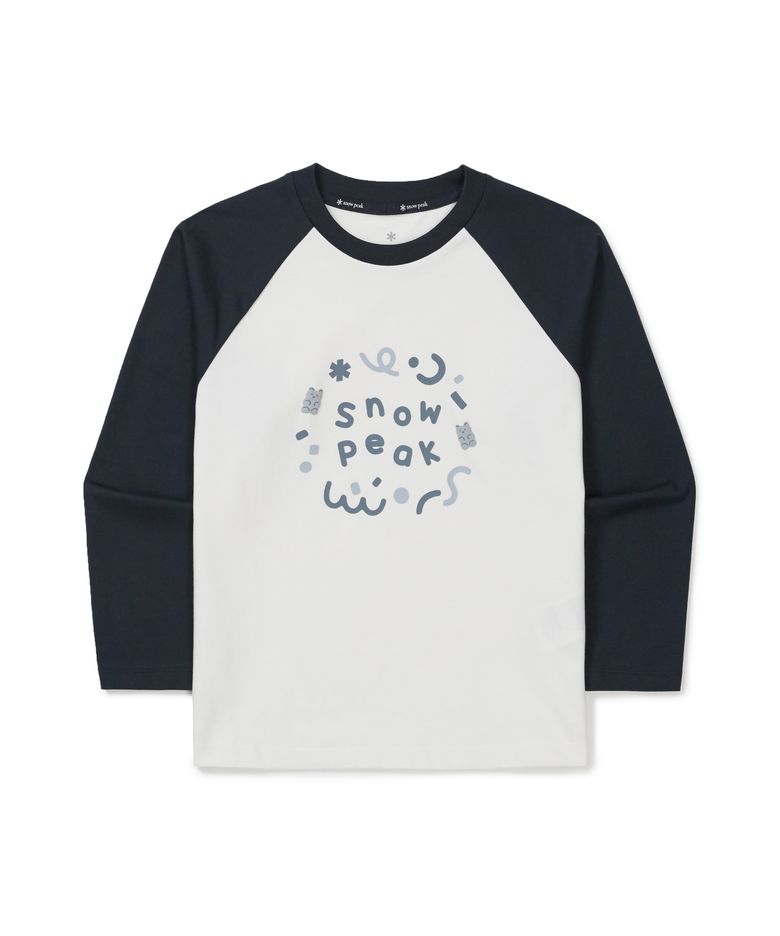 키즈 나그랑 배색 티셔츠 (S25FKFTL81) Dark Navy