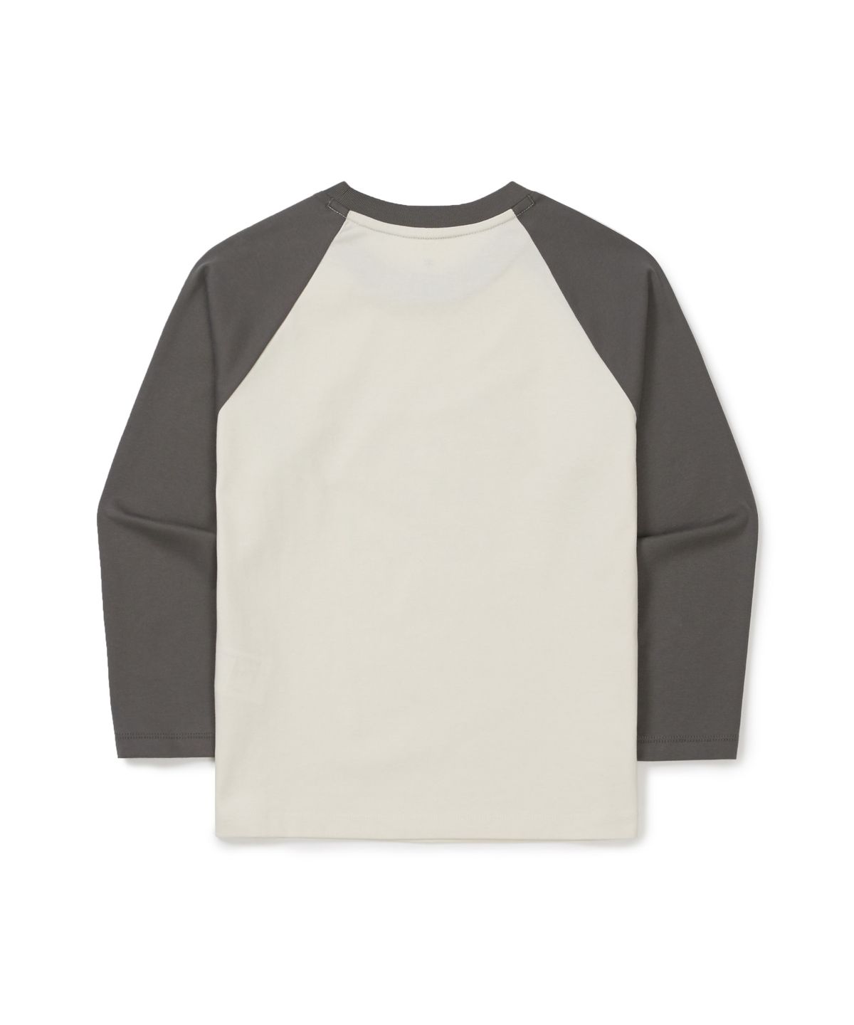 스노우피크 어패럴 키즈(SNOWPEAK APPAREL KIDS) 키즈 나그랑 배색 티셔츠 (S25FKFTL81) Charcoal