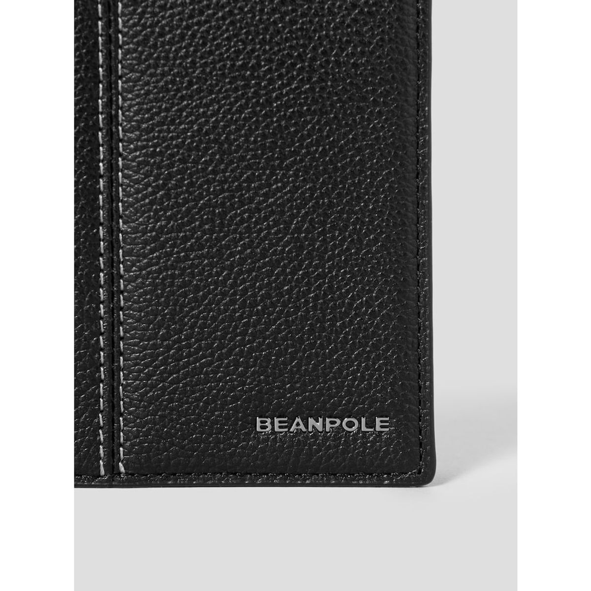 빈폴 액세서리(BEANPOLE ACCESSORY) 스티치 반지갑  블랙
