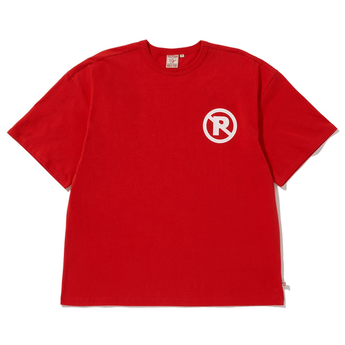 트루릴리젼(TRUERELIGION) NO PARKING SHORT SLEEVE RED