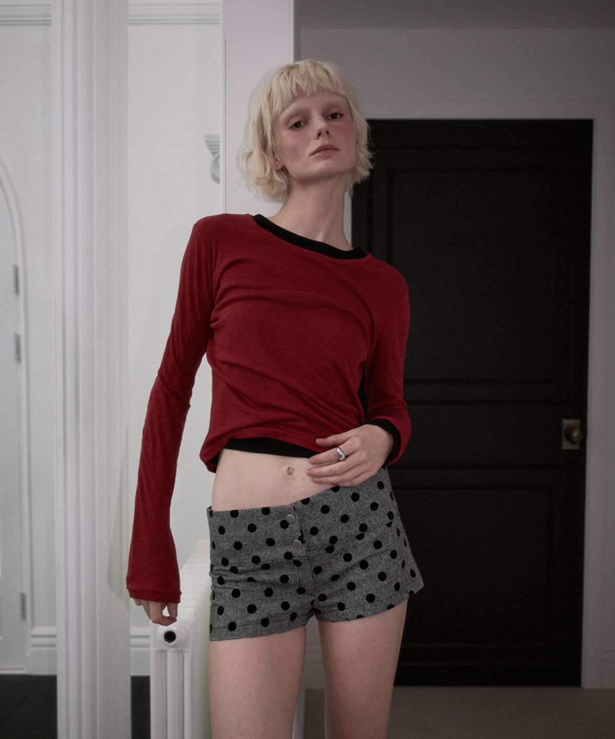 로제프란츠(ROSEFRANTZ) Essential Layered Long Sleeve [Red]