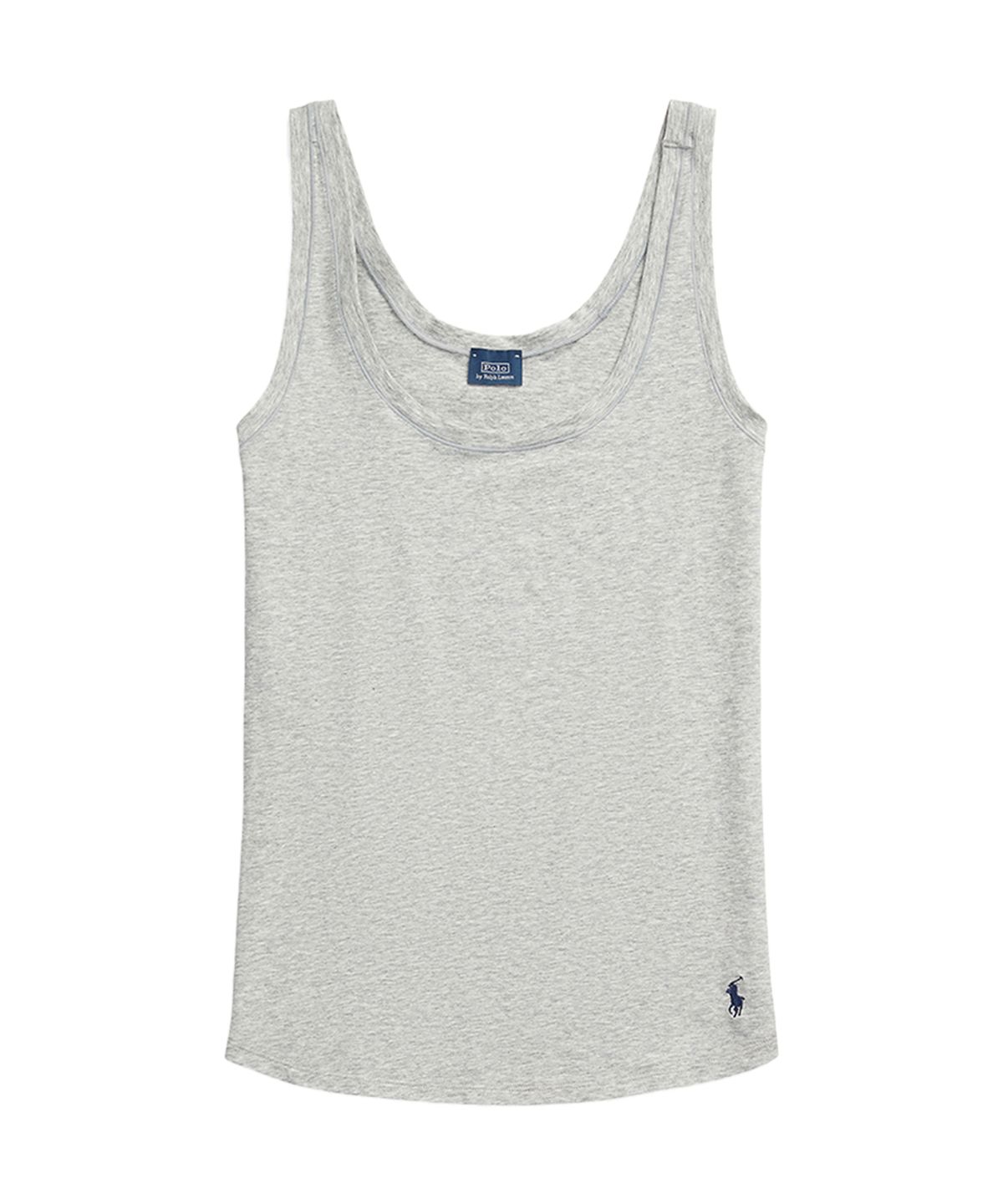 폴로 랄프로렌 이너웨어(POLO RALPH LAUREN INNERWEAR) 여성 클럽 코튼 탱크탑 그레이 4P0489