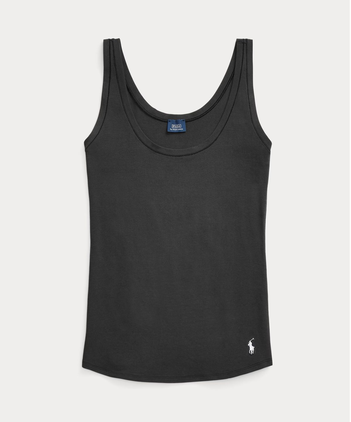 폴로 랄프로렌 이너웨어(POLO RALPH LAUREN INNERWEAR) 여성 클럽 코튼 탱크탑 블랙 4P0488