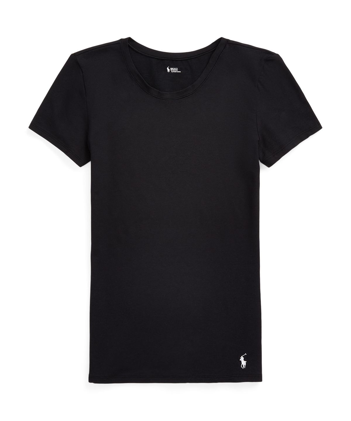 폴로 랄프로렌 이너웨어(POLO RALPH LAUREN INNERWEAR) 여성 반팔 티셔츠 블랙 4P0486