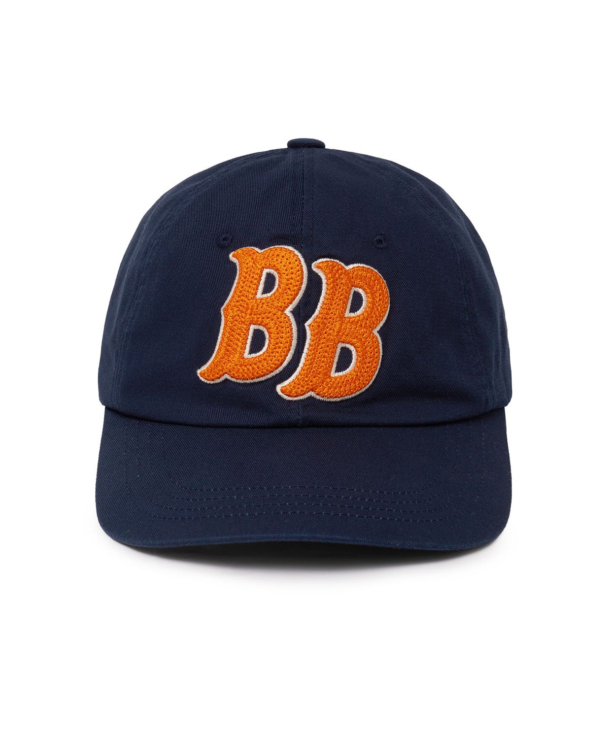 브라운브레스(BROWNBREATH) GARMENT WASHING ROUND VISOR CAP - NAVY