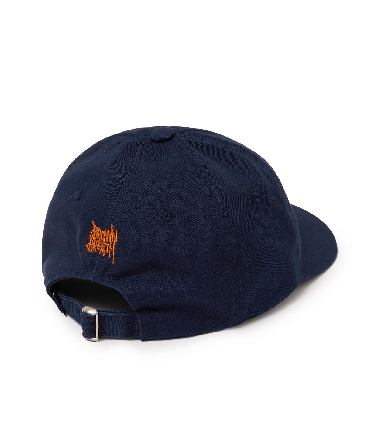 브라운브레스(BROWNBREATH) GARMENT WASHING ROUND VISOR CAP - NAVY