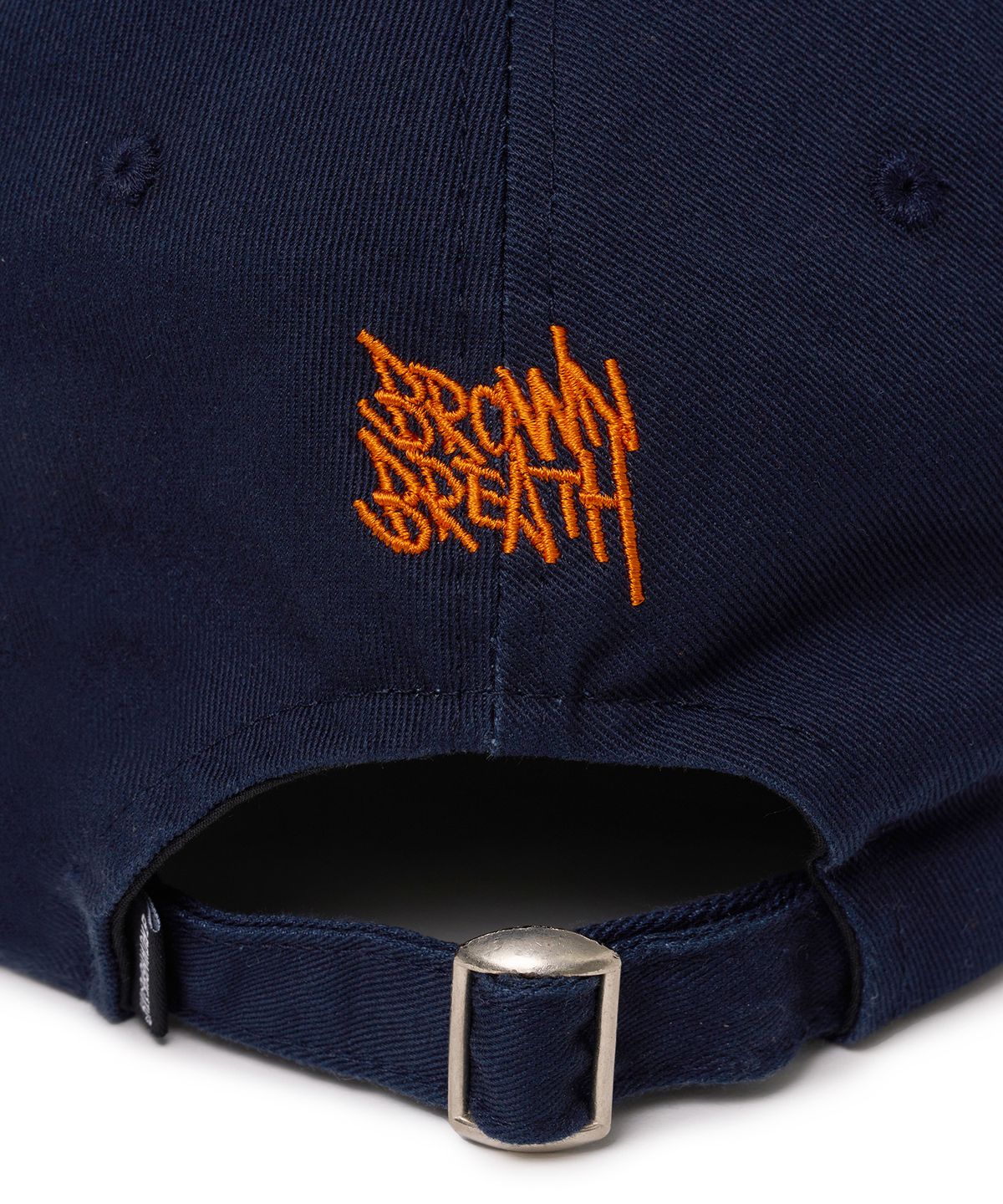 브라운브레스(BROWNBREATH) GARMENT WASHING ROUND VISOR CAP - NAVY