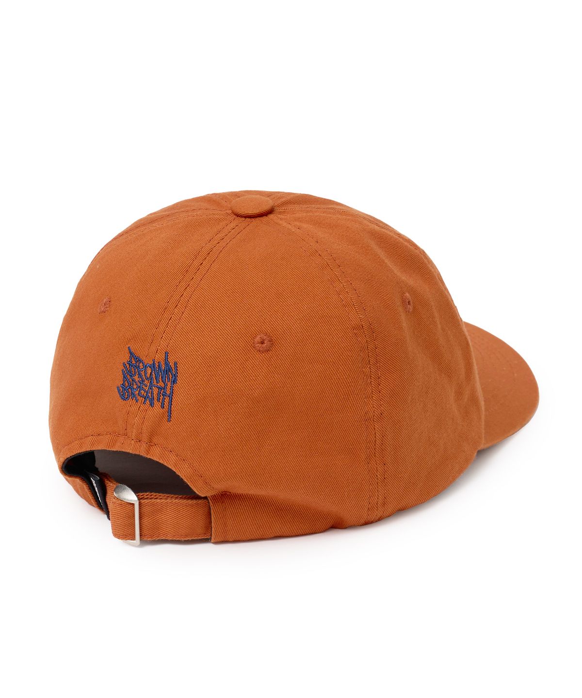 브라운브레스(BROWNBREATH) GARMENT WASHING ROUND VISOR CAP - ORANGE