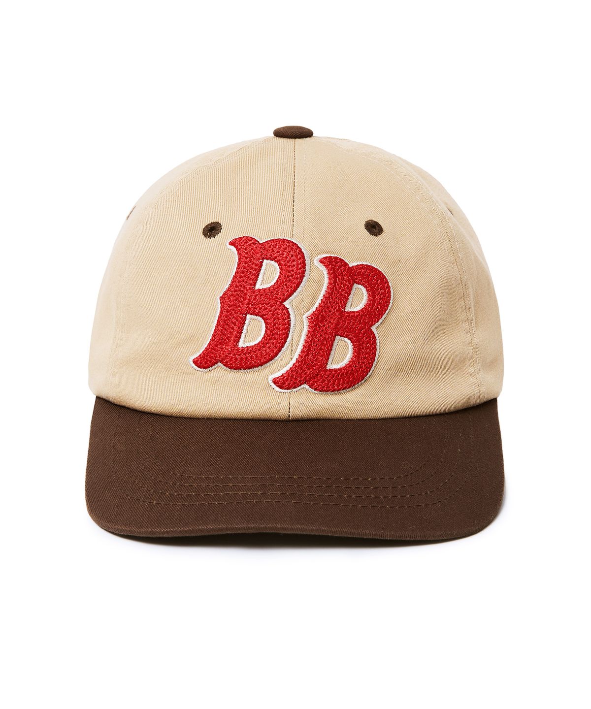 브라운브레스(BROWNBREATH) GARMENT WASHING ROUND VISOR CAP - BROWN