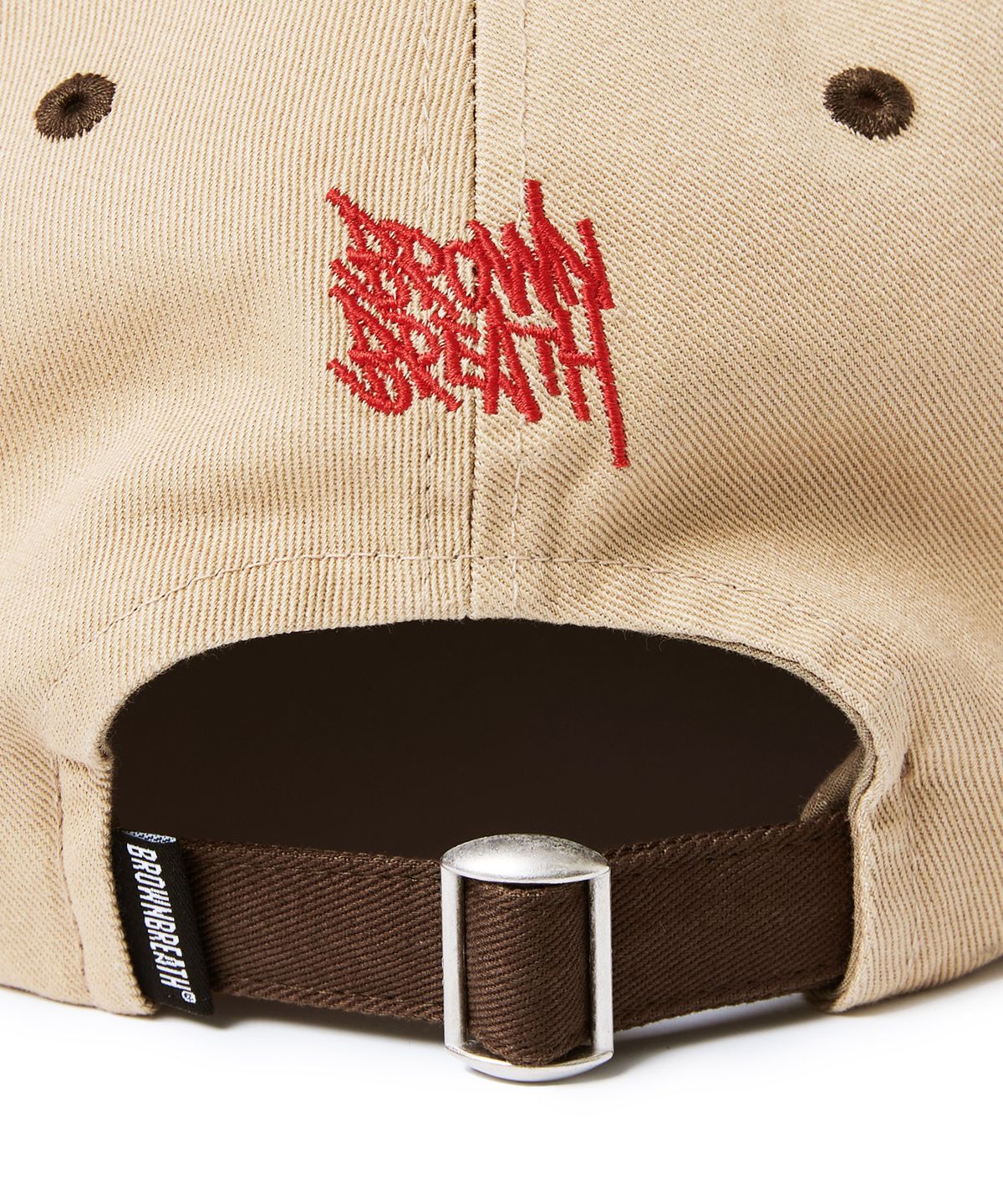 브라운브레스(BROWNBREATH) GARMENT WASHING ROUND VISOR CAP - BROWN