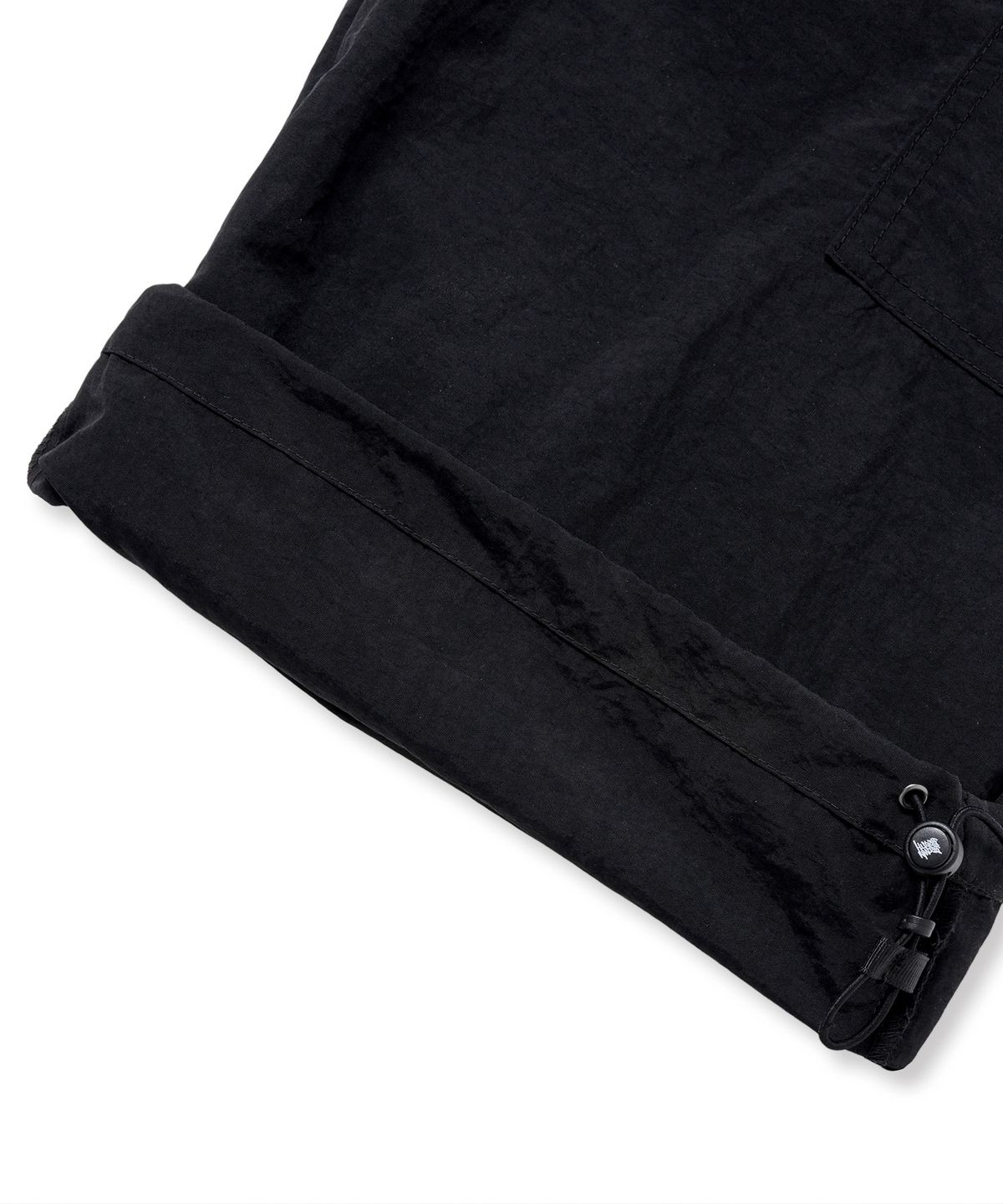 브라운브레스(BROWNBREATH) NYLON BANDING PANTS - BLACK