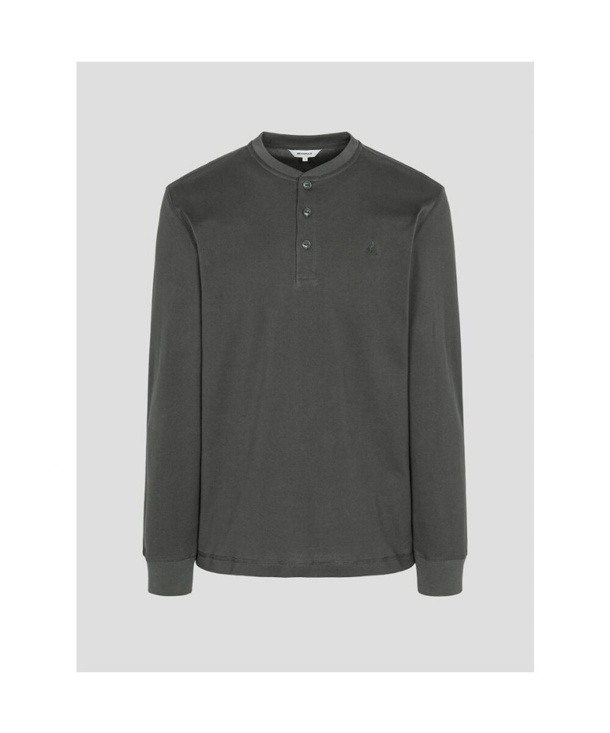 빈폴 멘(BEANPOLE MEN) 피케 헨리넥 긴소매 티셔츠  카키