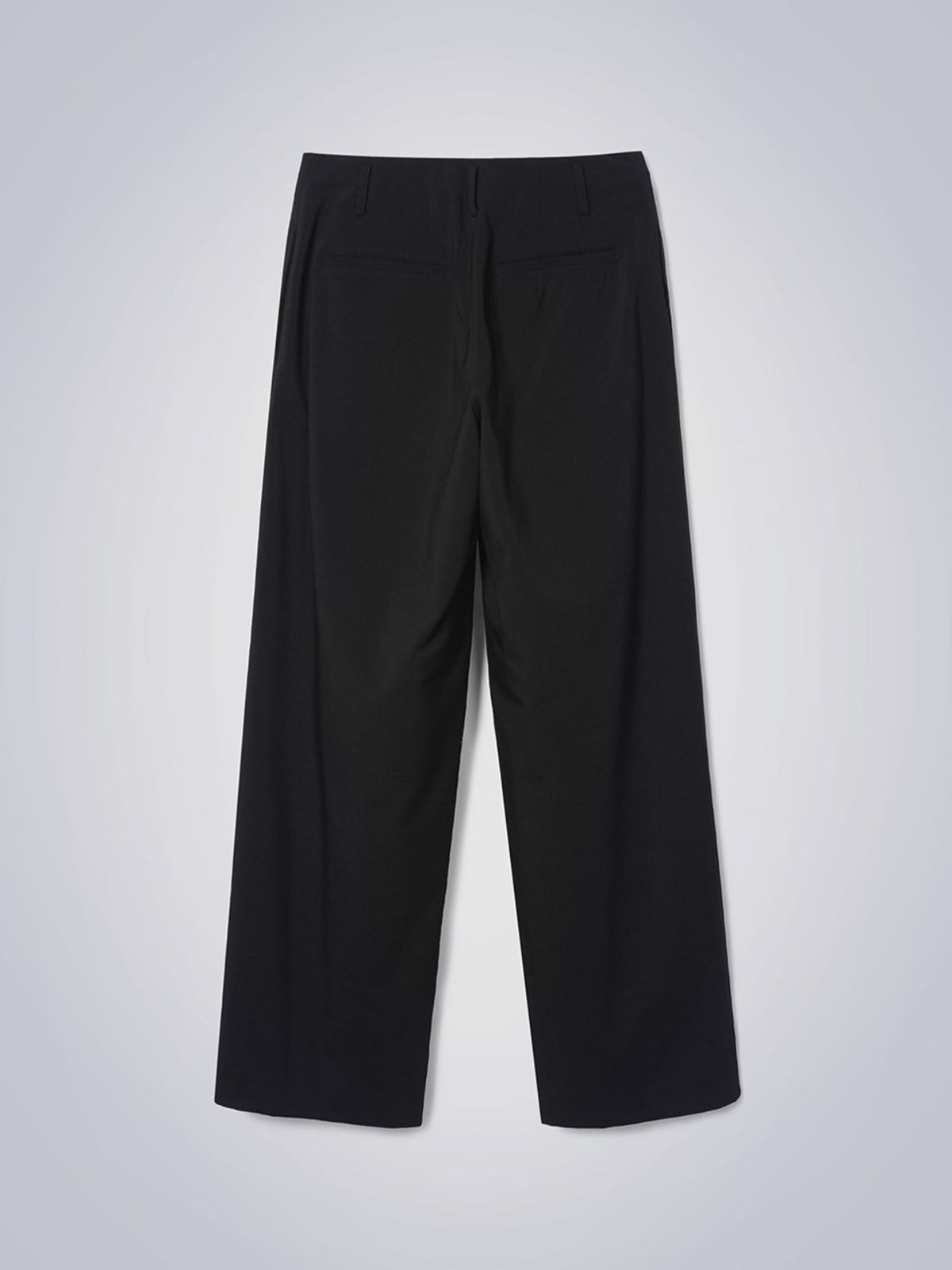 하우스공칠이씨(HAUS072C) NO OBI ONE TUCK PANTS BLACK