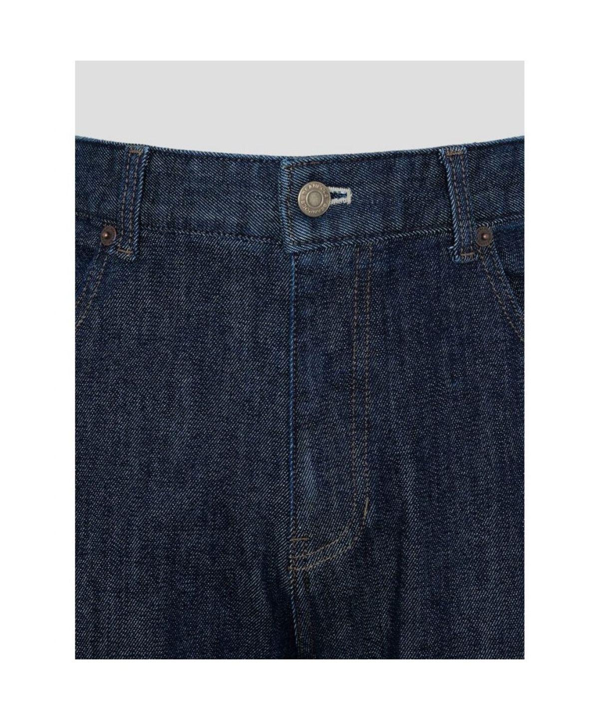 빈폴 멘(BEANPOLE MEN) 생지 스탠다드핏 데님 팬츠  네이비