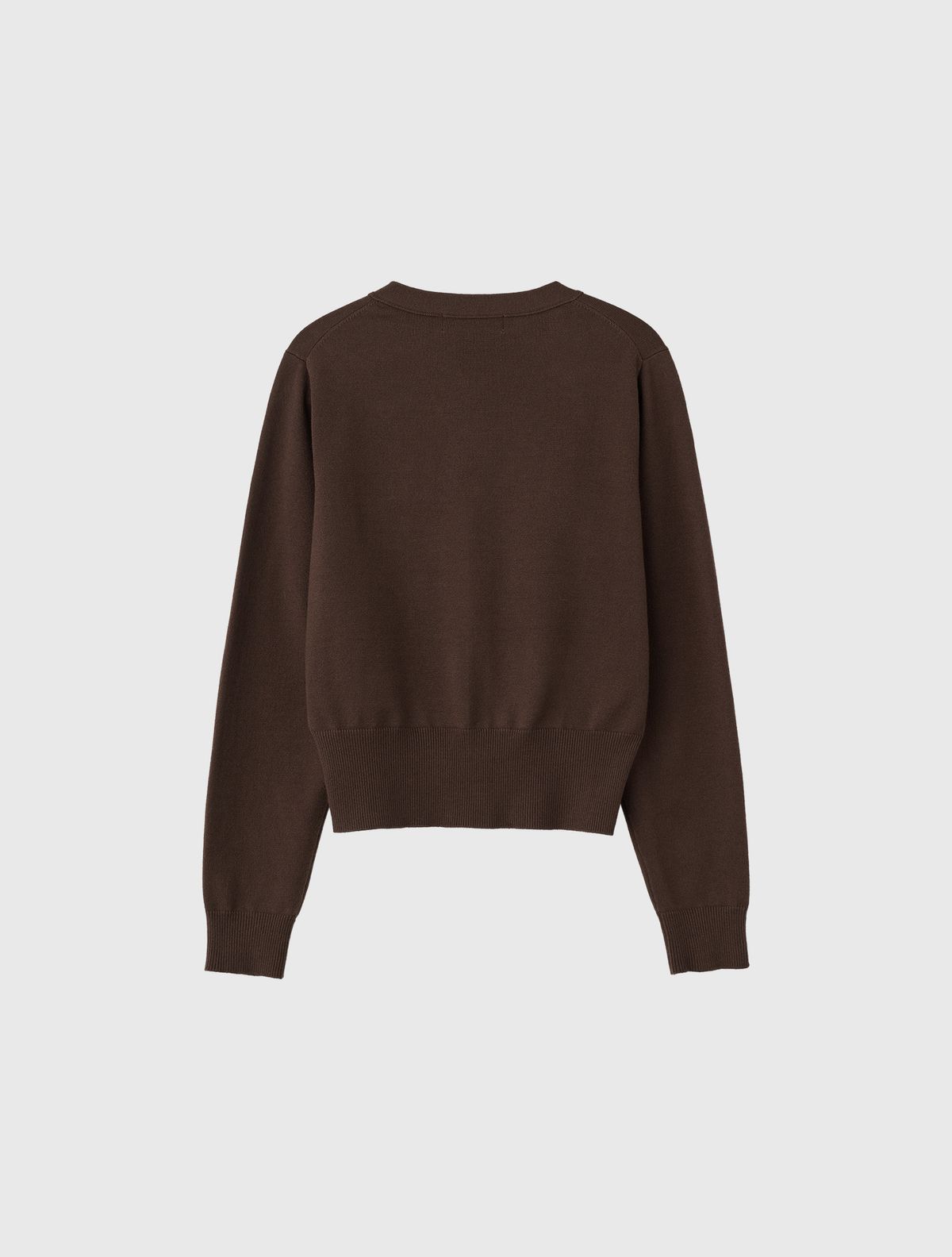 제너럴아이디어(GENERALIDEA) GNRL 에센셜 가디건 [DARK BROWN] / WBD3L04503