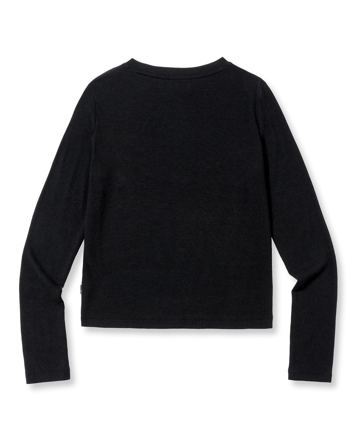 브라운브레스(BROWNBREATH) W SLIM LONGSLEEVE TEE - BLACK