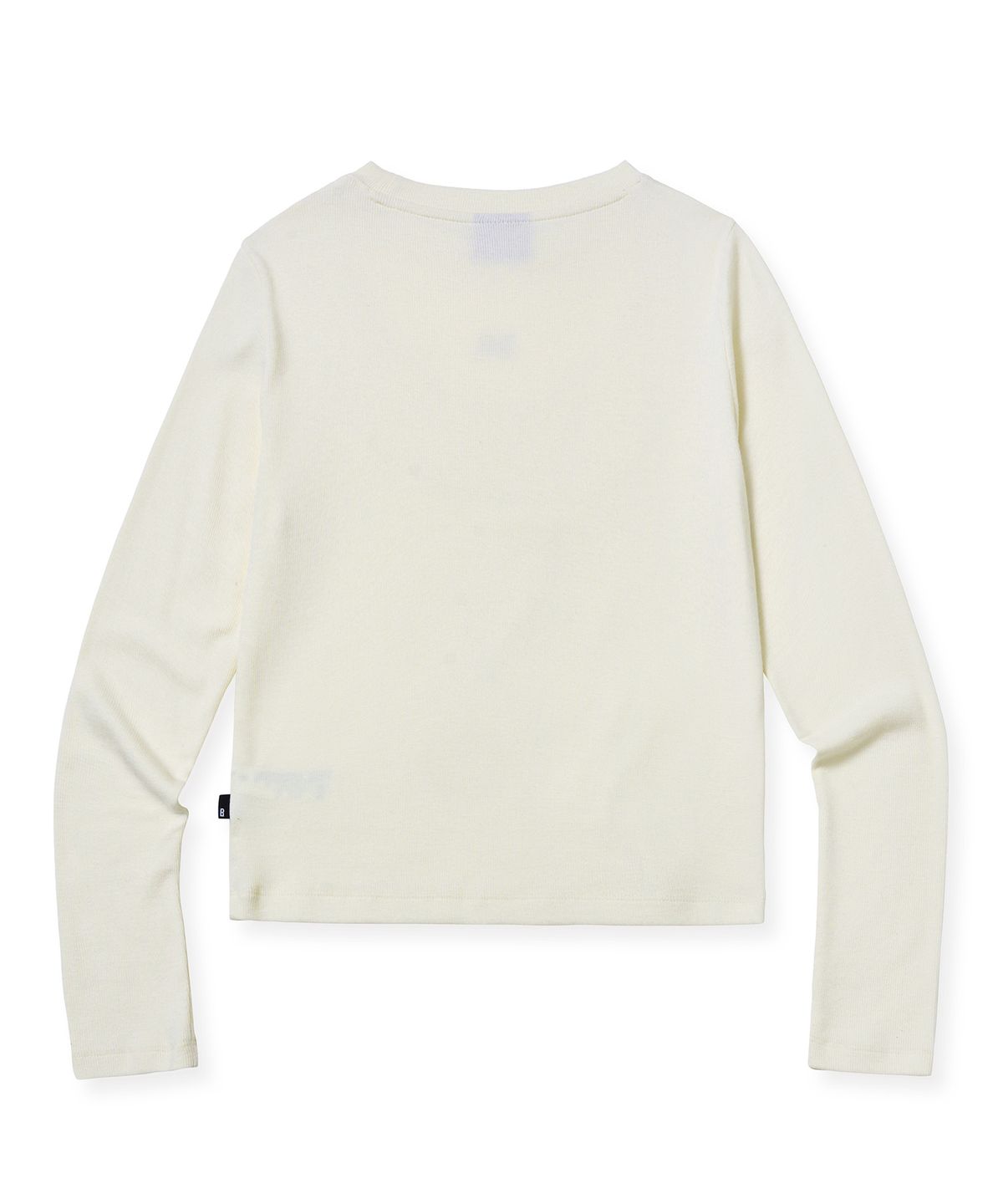 브라운브레스(BROWNBREATH) W SLIM LONGSLEEVE TEE - IVORY