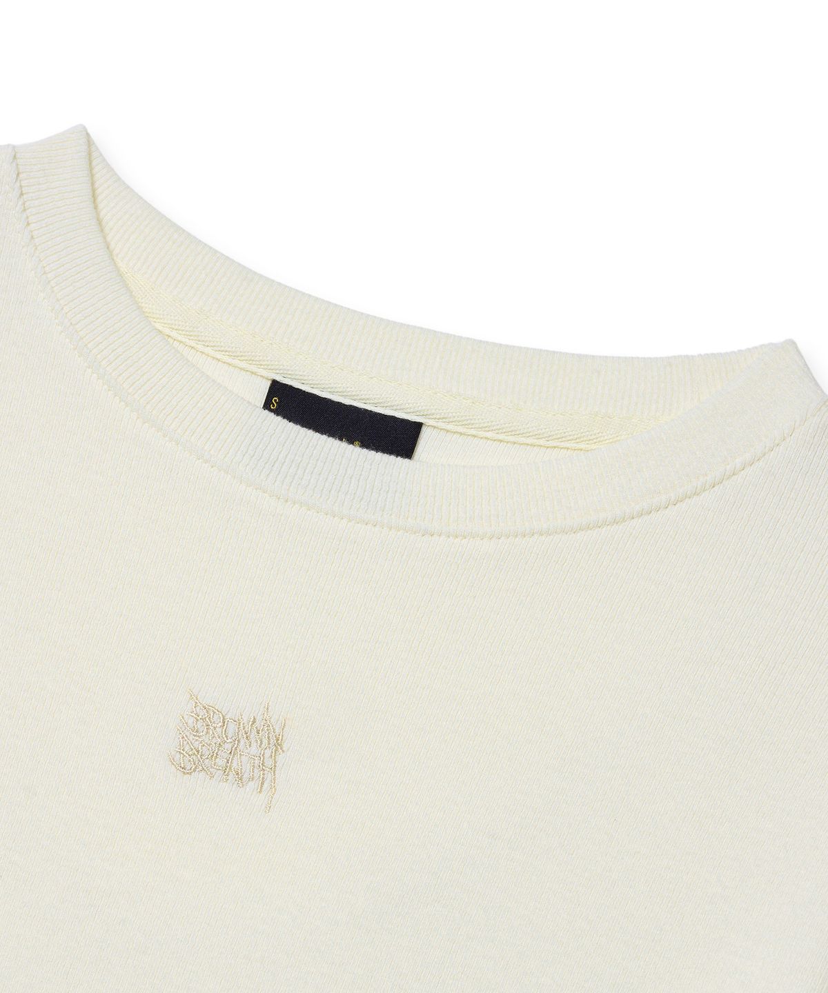 브라운브레스(BROWNBREATH) W SLIM LONGSLEEVE TEE - IVORY