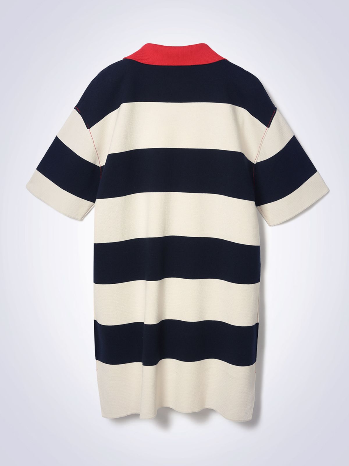 하우스공칠이씨(HAUS072C) STRIPED  H ONE PIECE IVORY