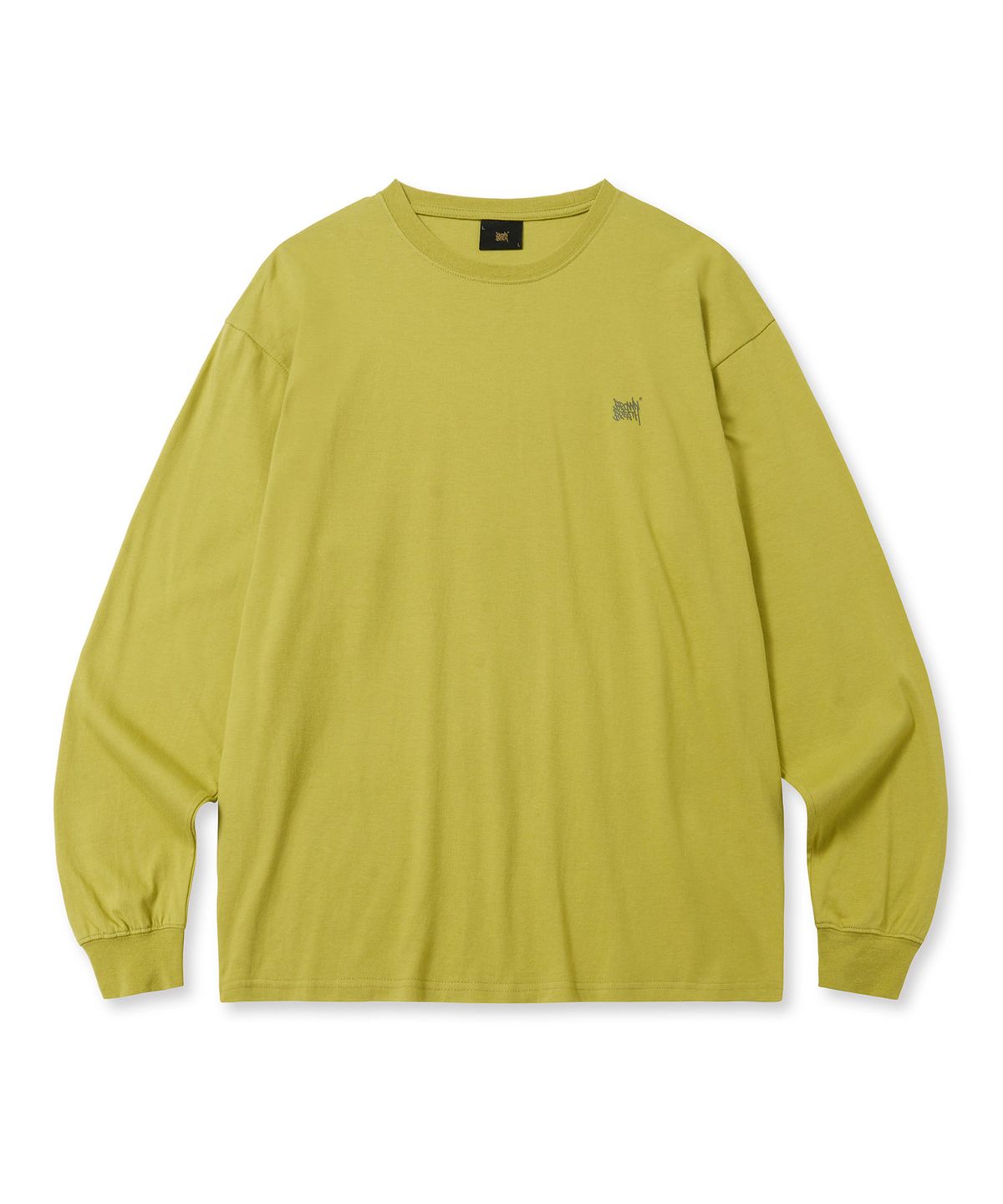 브라운브레스(BROWNBREATH) INSTRUMENTAL TAG LONGSLEEVE - LIME