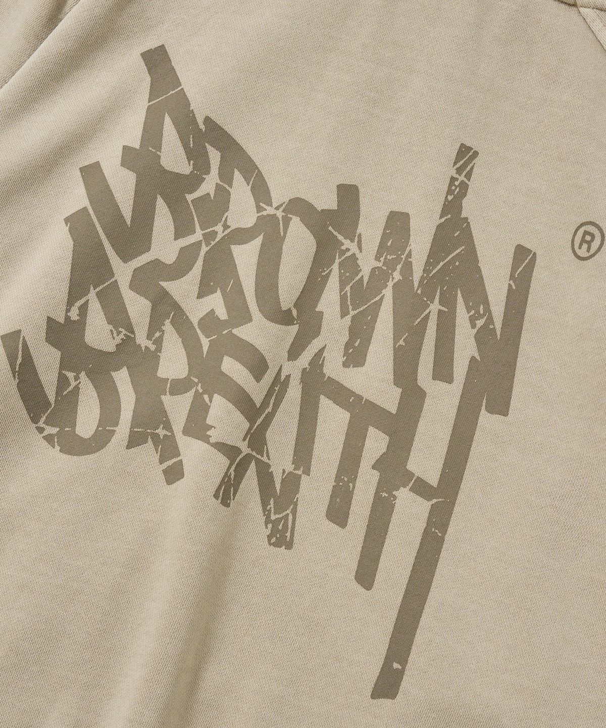 브라운브레스(BROWNBREATH) PIGMENT TAG HOOD ZIP UP - BEIGE