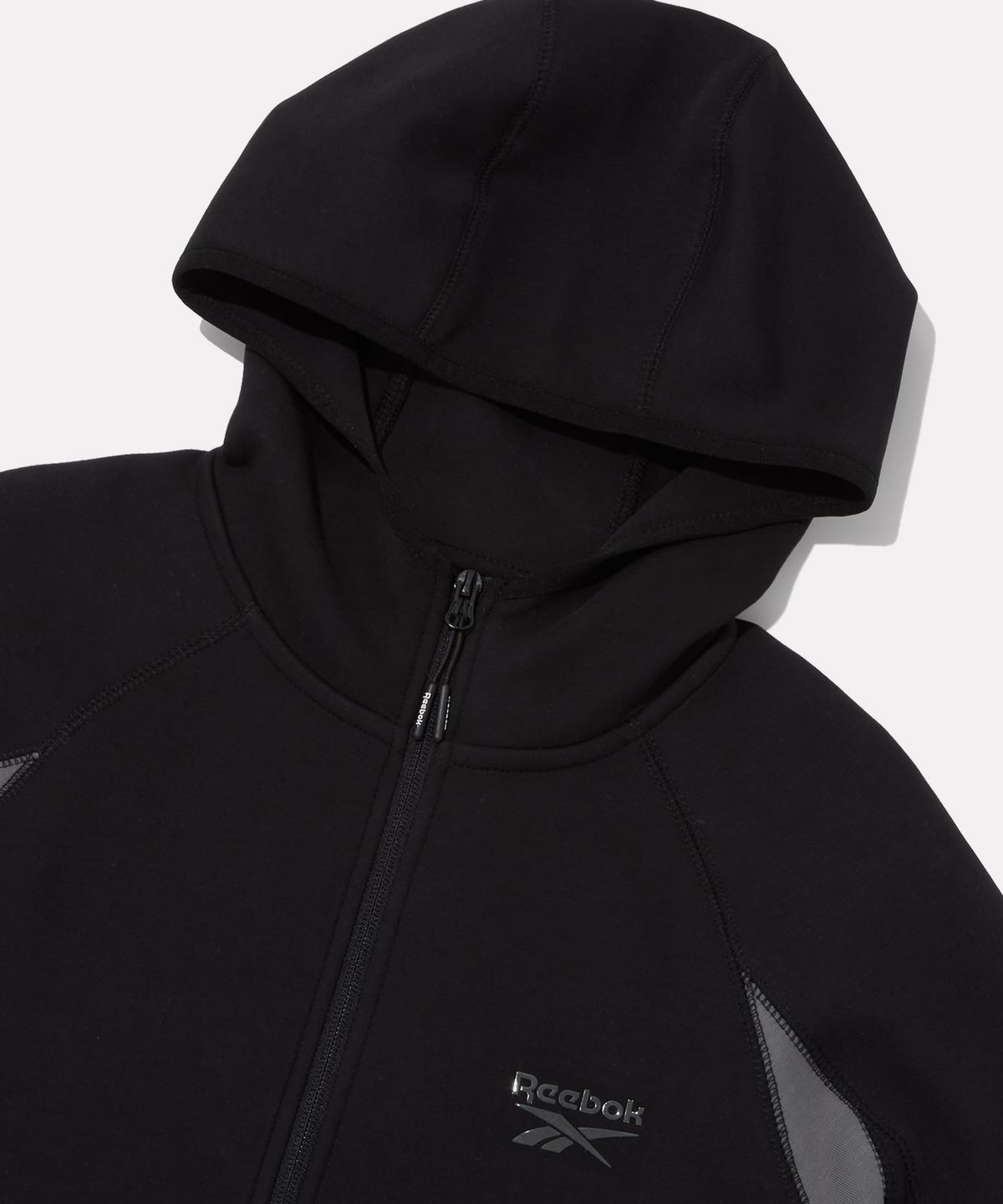 리복(REEBOK) 스쿠바 후드 풀집업 - 블랙 / 100240312