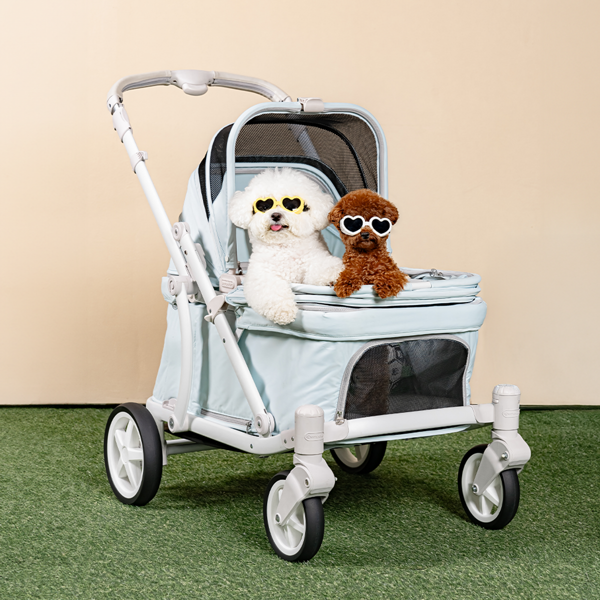 폼포라펫(POMPORAPET) 클래식 웨건 강아지유모차 펫웨견 5color