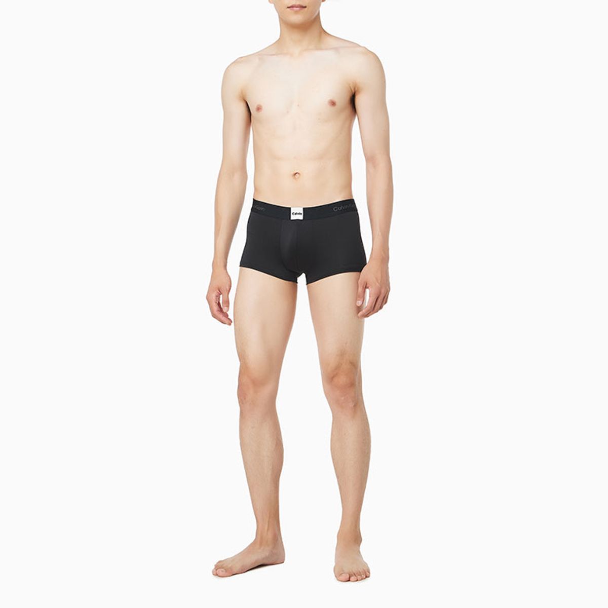 캘빈클라인 언더웨어(CALVIN KLEIN UNDERWEAR) 남성 모던 로고 패치 마이크로 로우 라이즈 트렁크_NB4440UB1