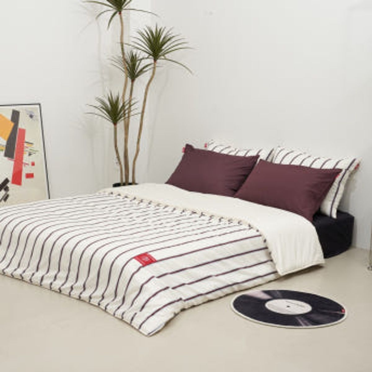 댄스온더플로어(DANCEONTHEFLOOR) Furless Reversible Seamless Duvet 퍼리스 사계절 알러지케어 무봉제 리버시블 차렵이불 4Colors (SS/QK)