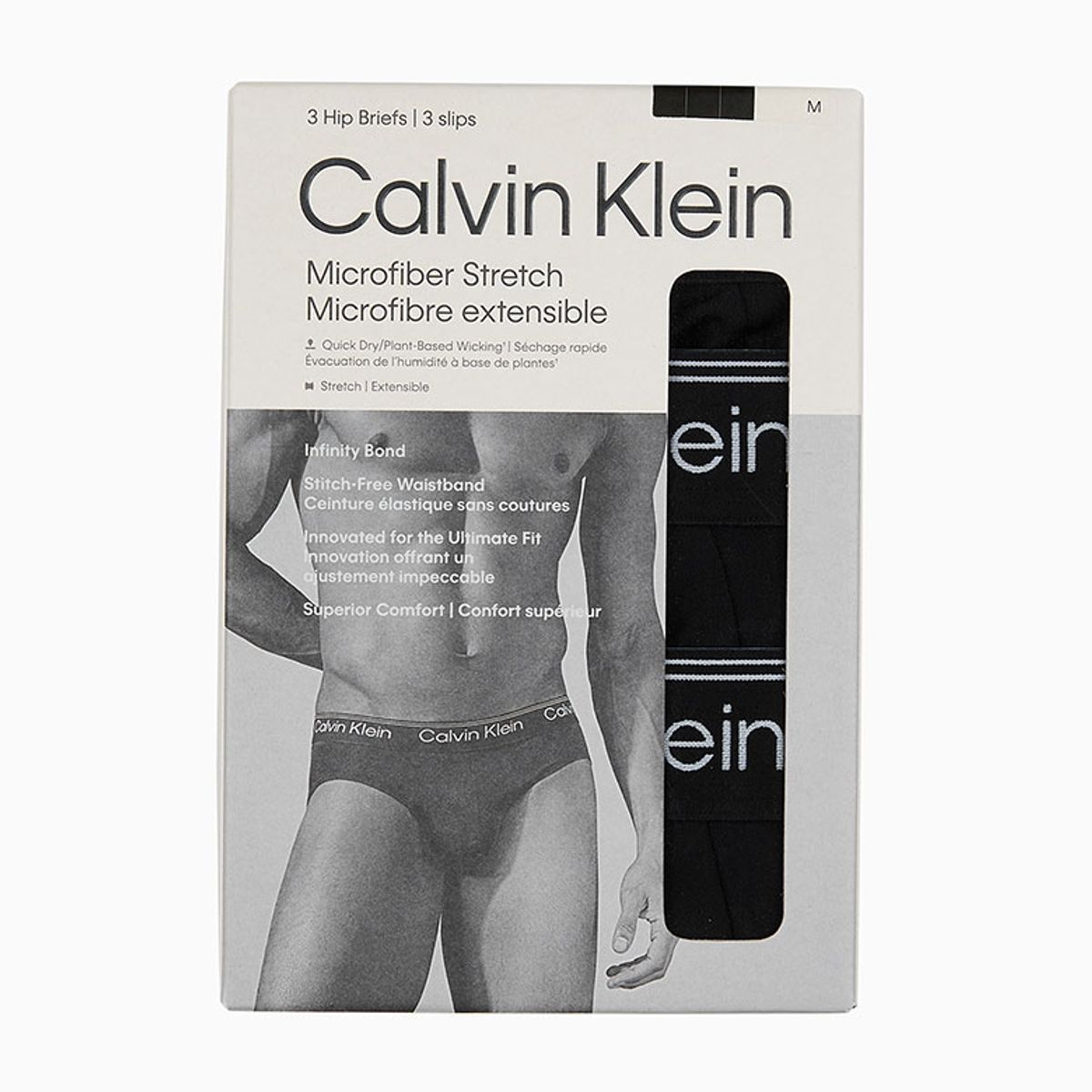 캘빈클라인 언더웨어(CALVIN KLEIN UNDERWEAR) 남성 마이크로 스트레치 3PK 힙브리프_NB4408UB1
