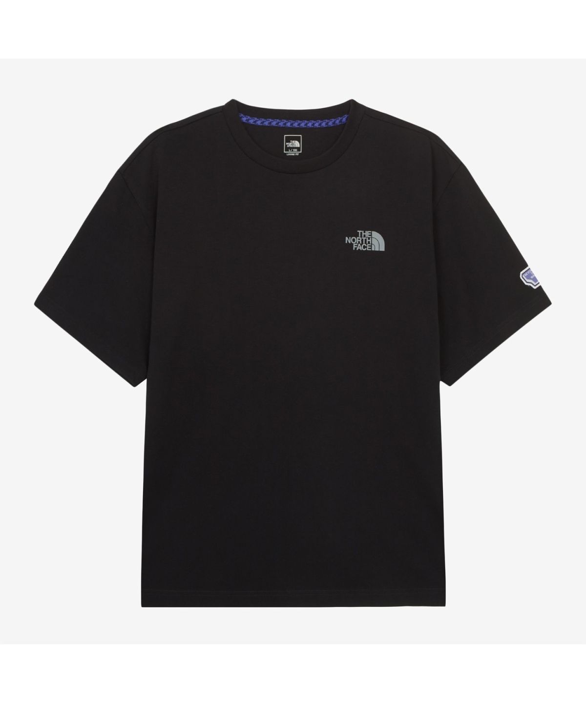 노스페이스(THE NORTH FACE) NT7UR70A 남성 카라비너 반팔 티셔츠 BLACK