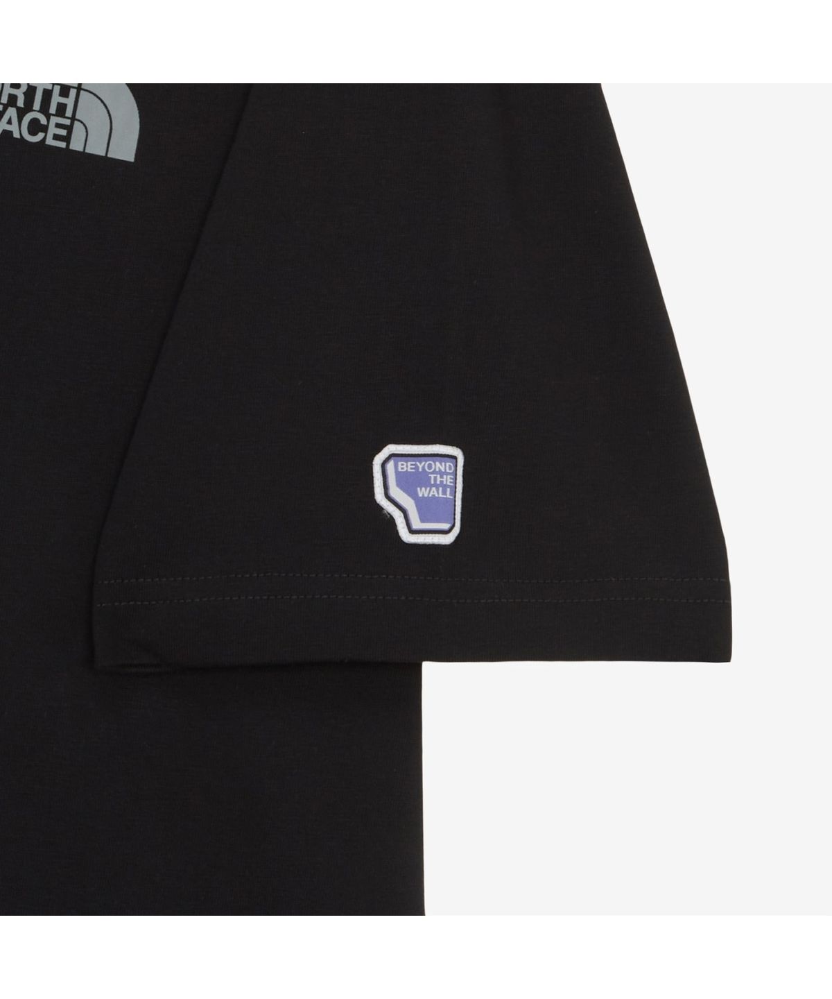 노스페이스(THE NORTH FACE) NT7UR70A 남성 카라비너 반팔 티셔츠 BLACK