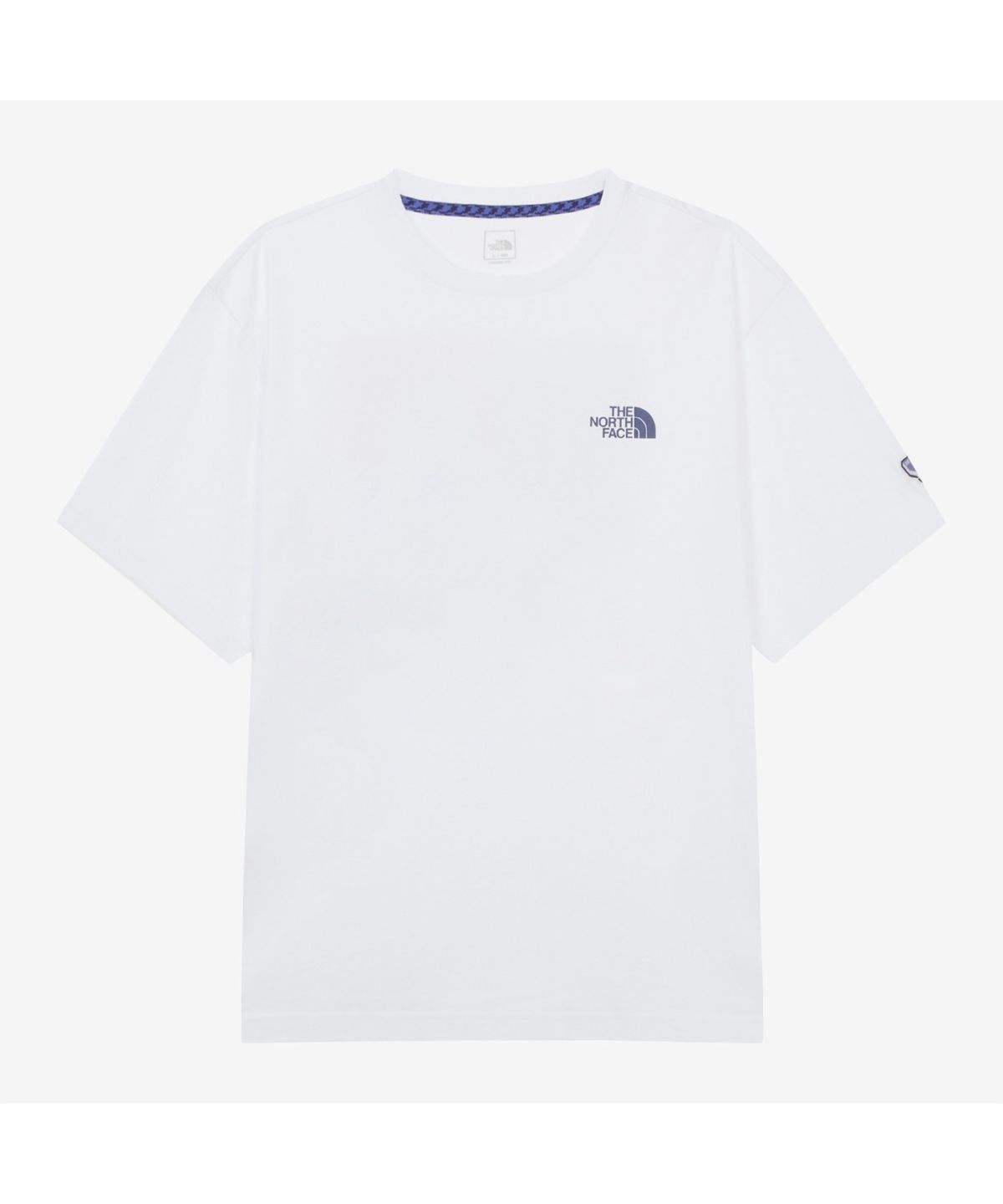 노스페이스(THE NORTH FACE) NT7UR70B 남성 카라비너 반팔 티셔츠 WHITE