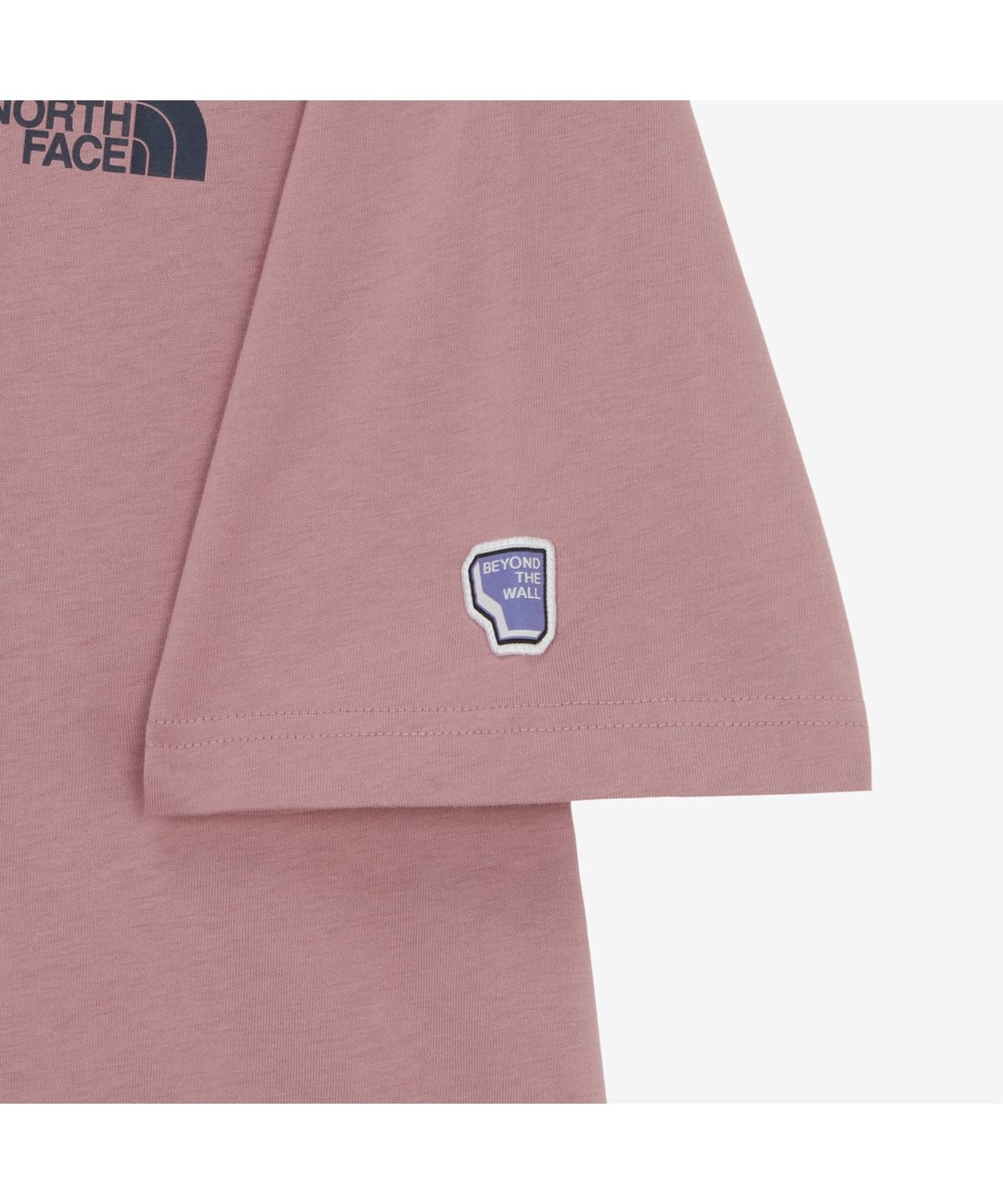 노스페이스(THE NORTH FACE) NT7UR70C 남성 카라비너 반팔 티셔츠 SOFT PINK