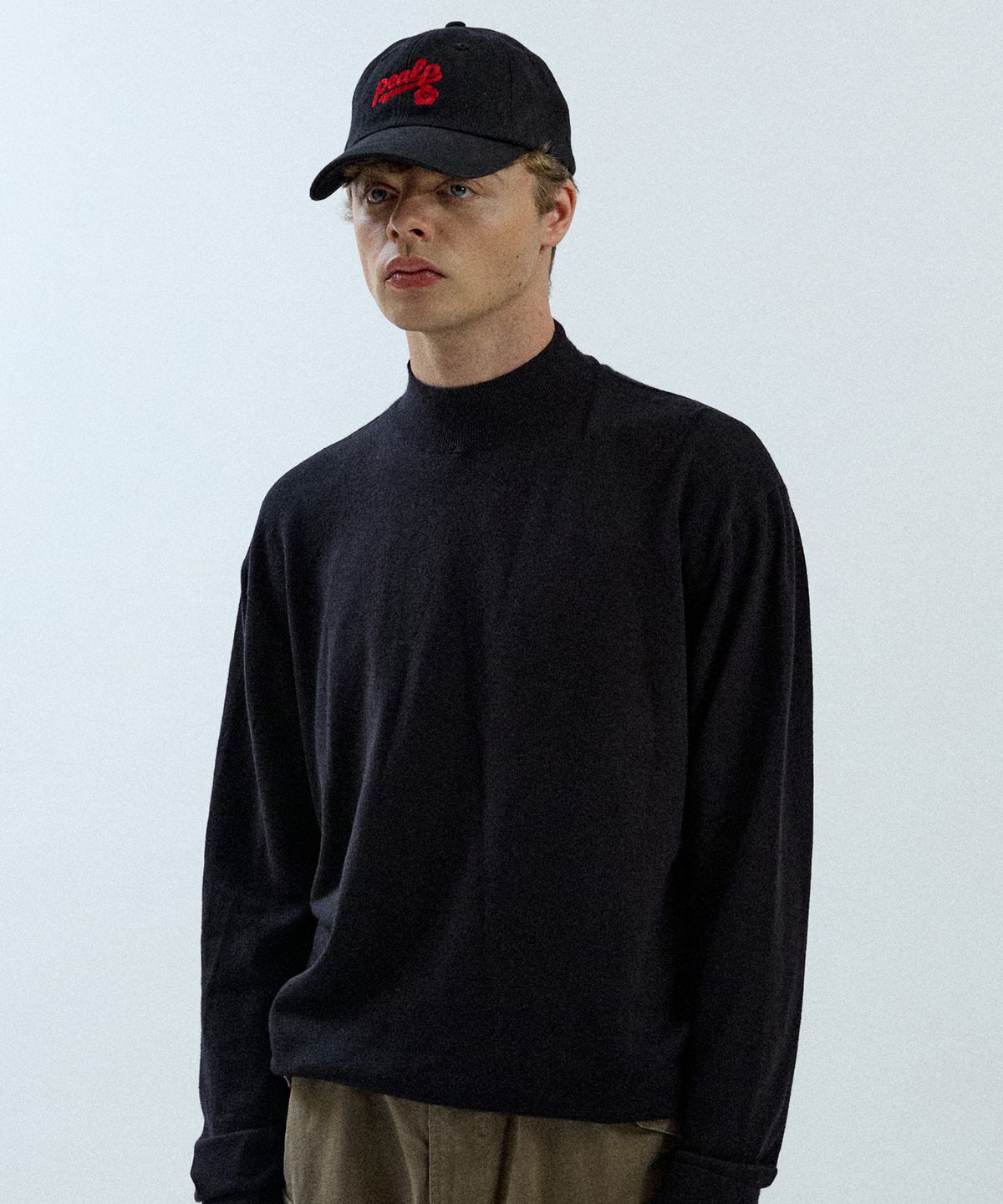 필프(PEALP) [3PACK]Basic Mock Neck Knit 19(3Color)