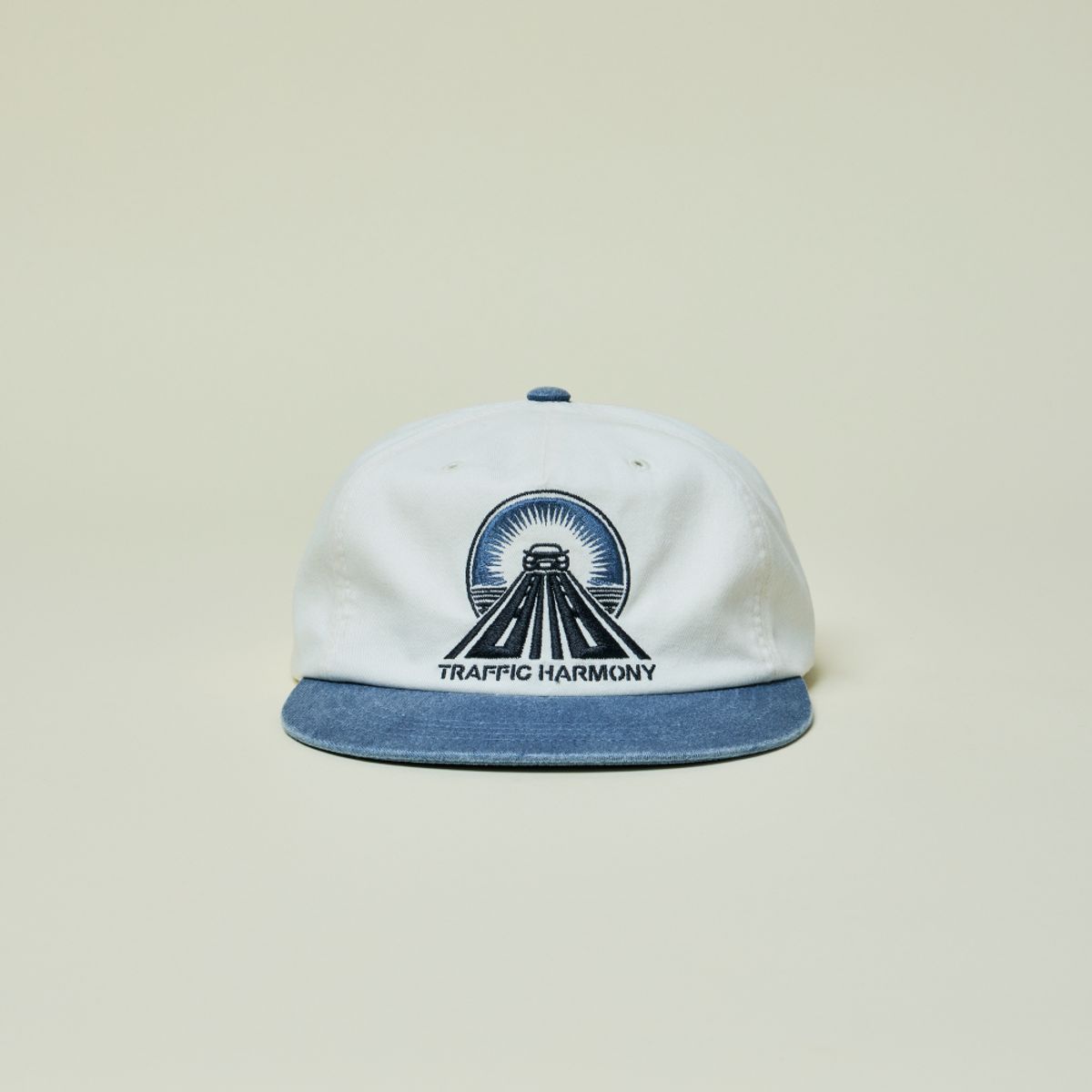 트래픽하모니(TRAFFIC HARMONY) DRIVE LOGO TRUCKER HAT_WASHING NAVY