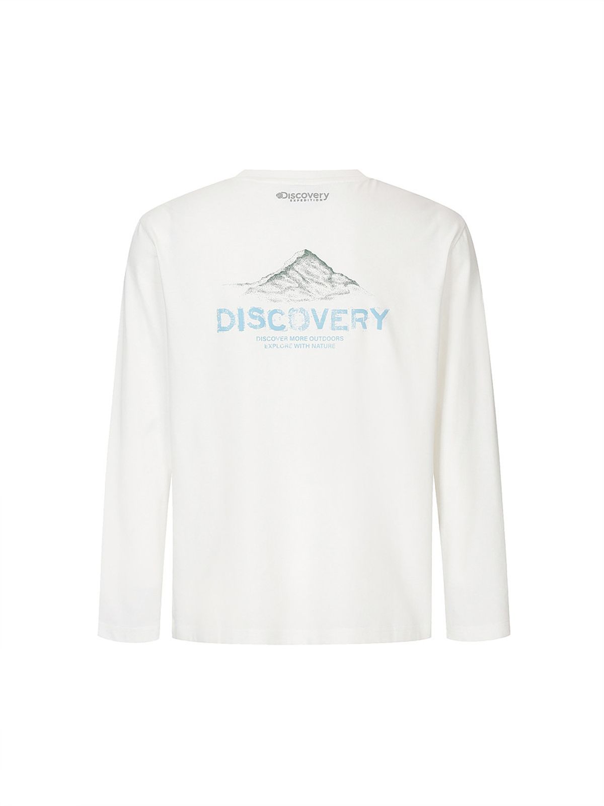 디스커버리 익스페디션(DISCOVERY EXPEDITION) 마운틴 그래픽 기능성 긴팔티 (CREAM)