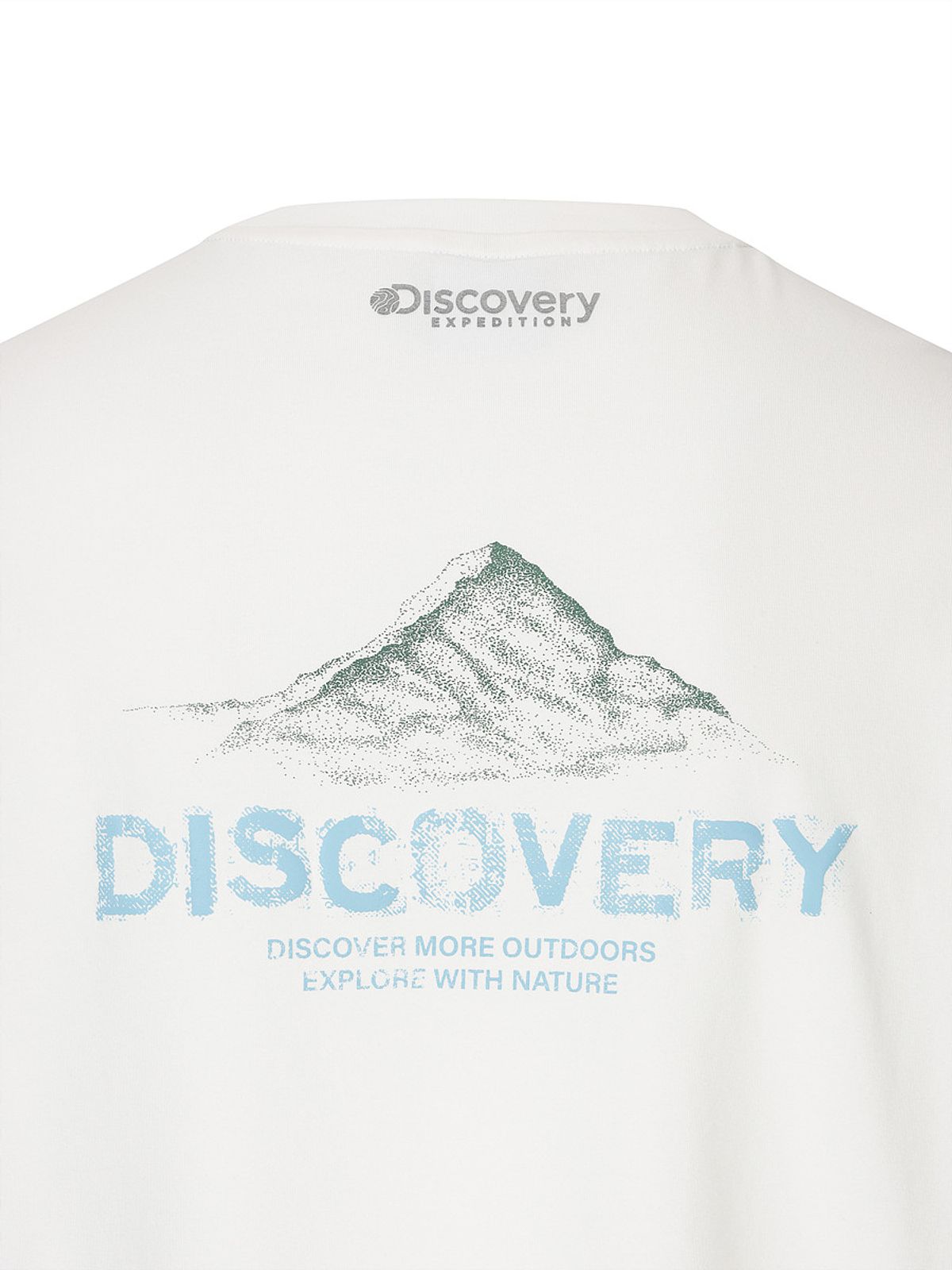 디스커버리 익스페디션(DISCOVERY EXPEDITION) 마운틴 그래픽 기능성 긴팔티 (CREAM)