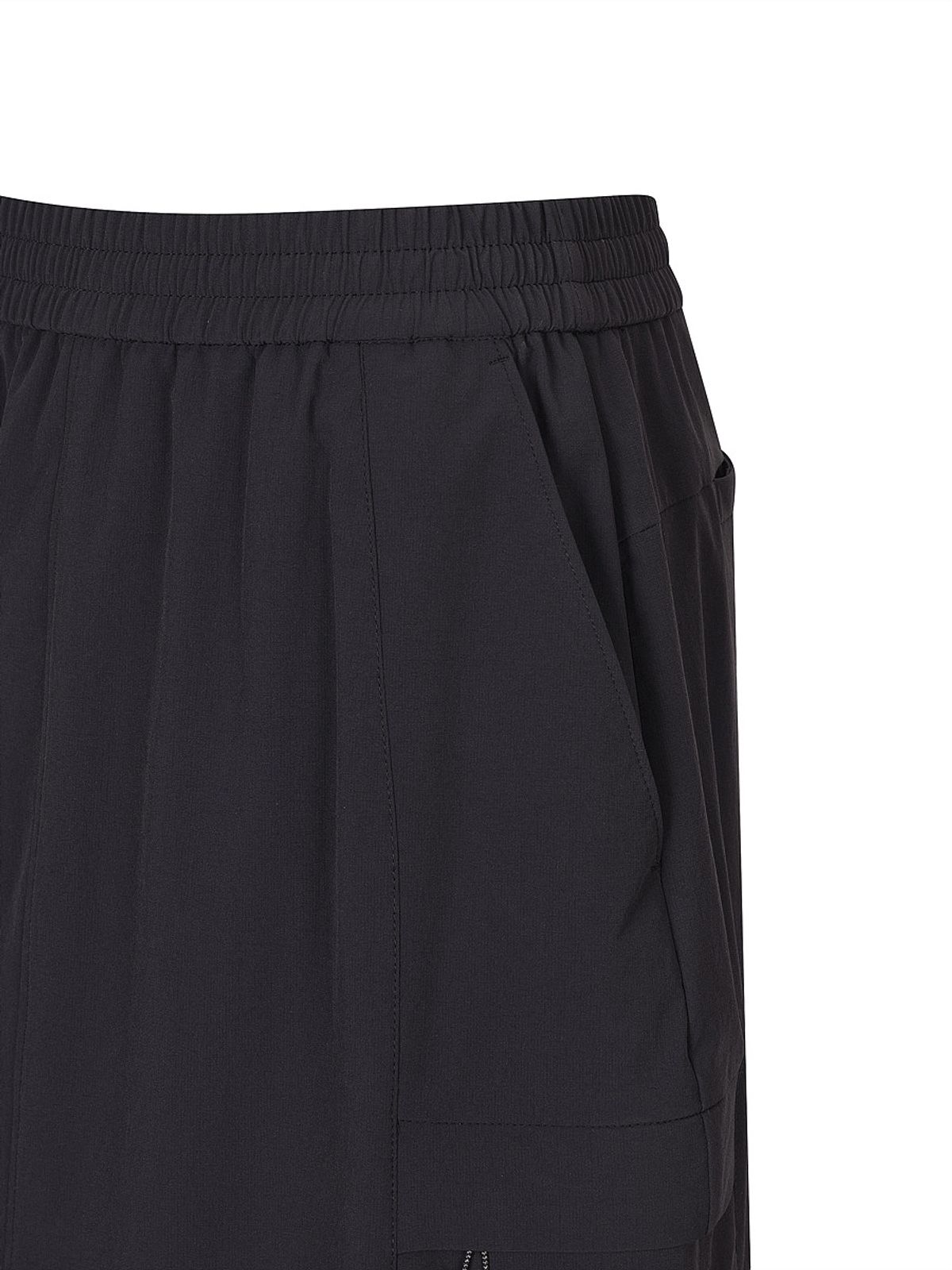 디스커버리 익스페디션(DISCOVERY EXPEDITION) 여성 파라슈트 스커트 (BLACK)