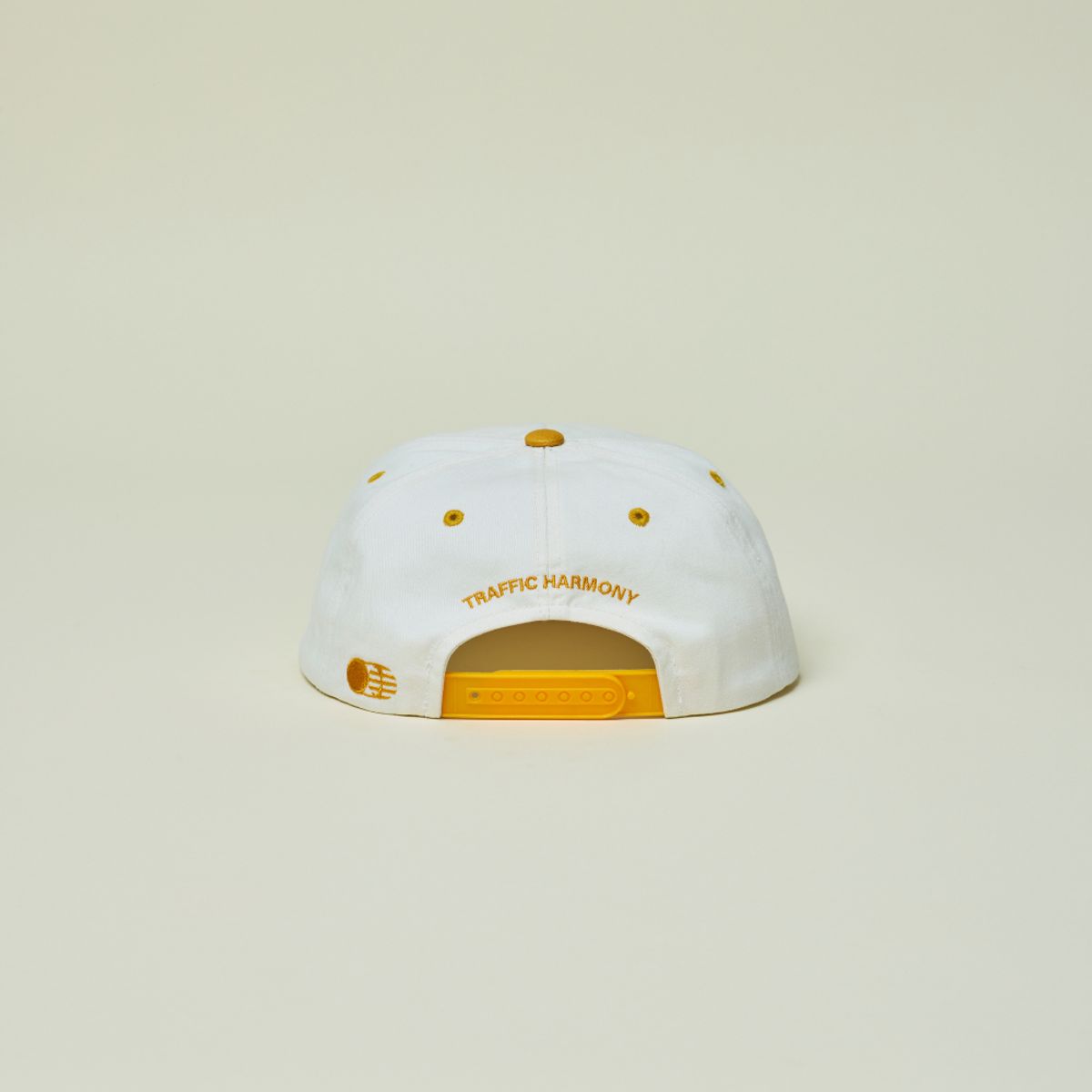트래픽하모니(TRAFFIC HARMONY) TRAFFIC LANE LOGO TRUCKER HAT_YELLOW