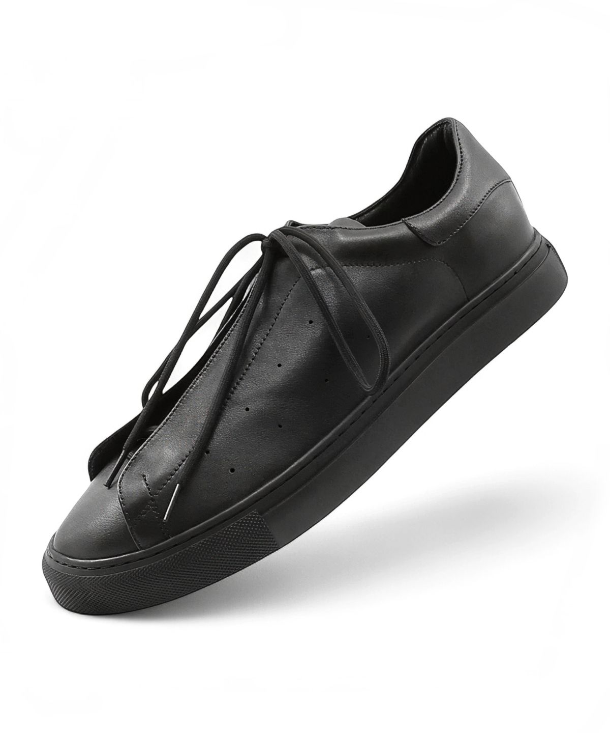 야세(YASE) [Italy Leather] SS1 소프트 스니커즈 블랙