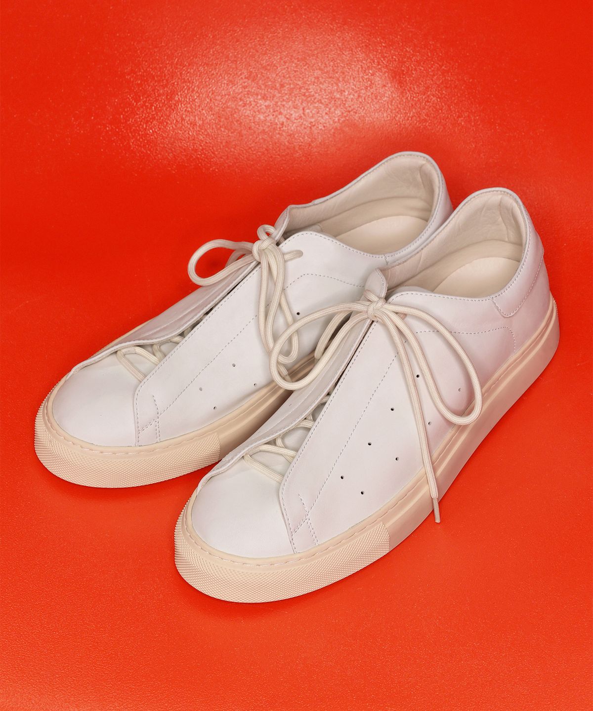 야세(YASE) [Italy Leather] SS1 소프트 스니커즈 화이트