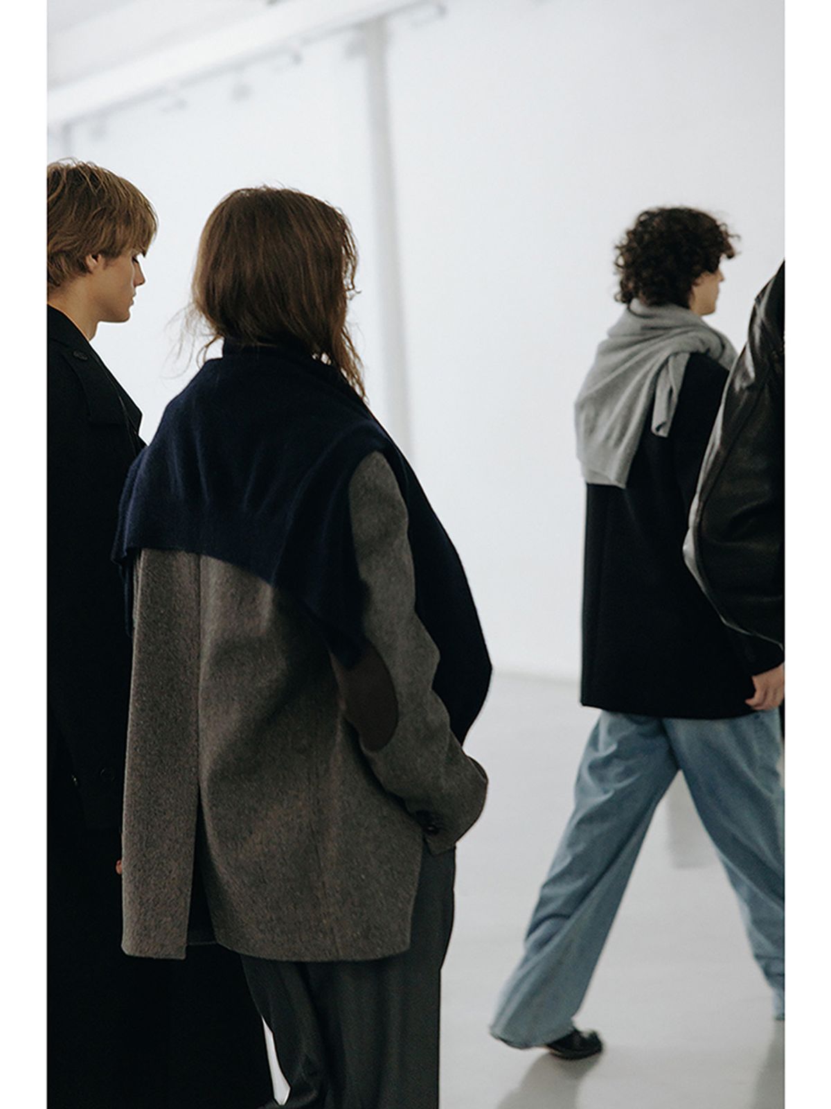 던스트(DUNST) UNISEX VINTAGE TAILORED WOOL BLAZER_UDJA5C101_CHARCOAL GREY