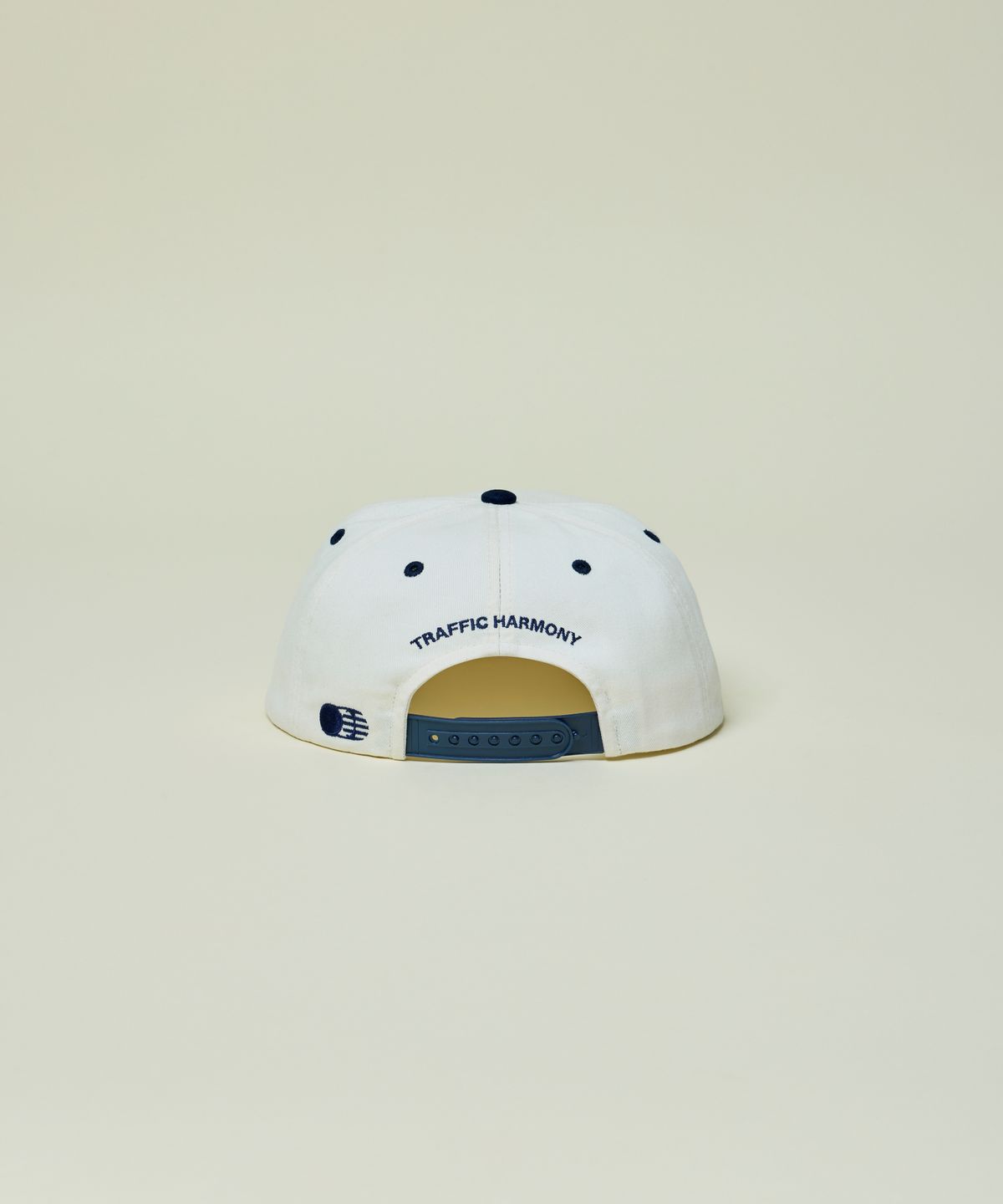 트래픽하모니(TRAFFIC HARMONY) ROUND LOGO TRUCKER HAT_NAVY