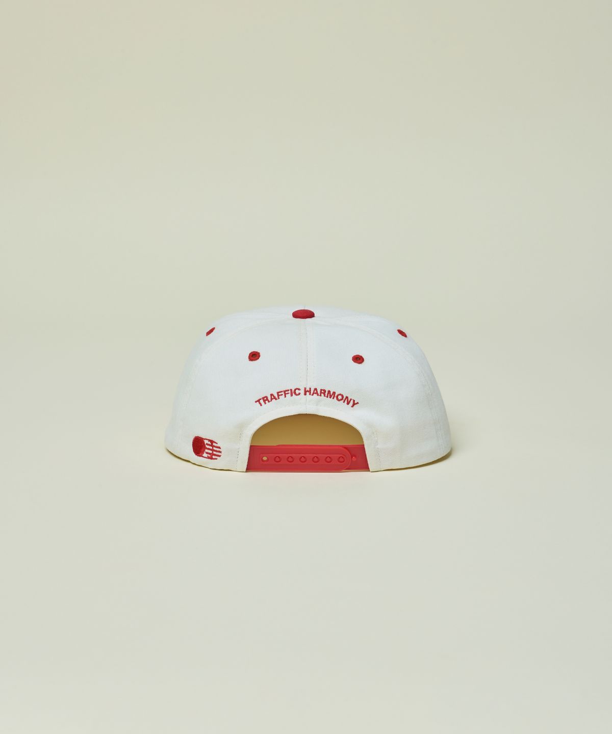트래픽하모니(TRAFFIC HARMONY) ROUND LOGO TRUCKER HAT_RED