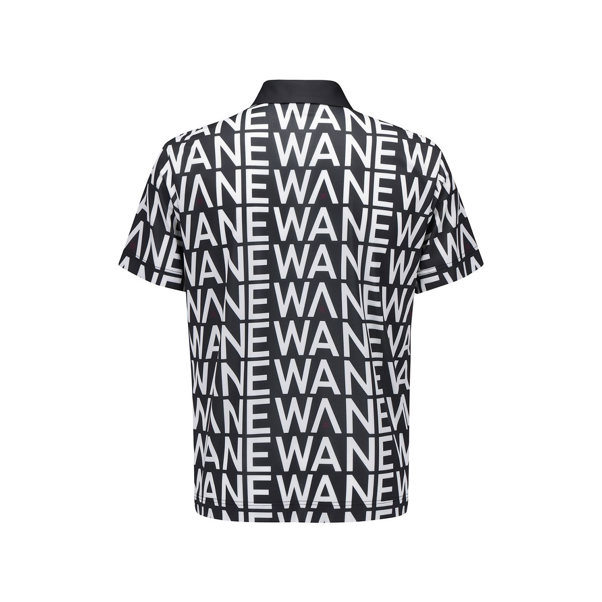 어뉴골프(ANEW GOLF) MEN SM LOGO PATTERN SHORT T-SHIRT_BK