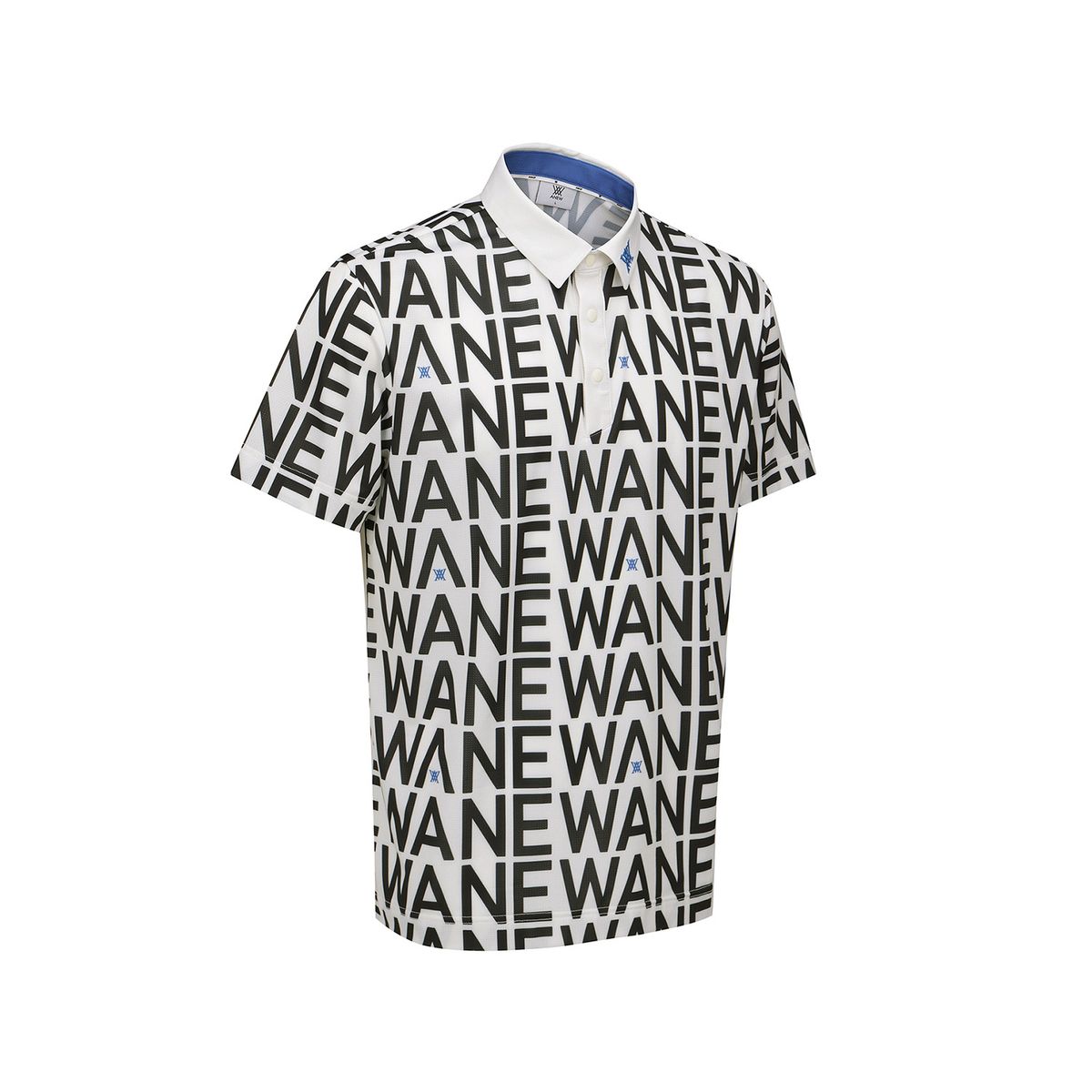 어뉴골프(ANEW GOLF) MEN SM LOGO PATTERN SHORT T-SHIRT_CR