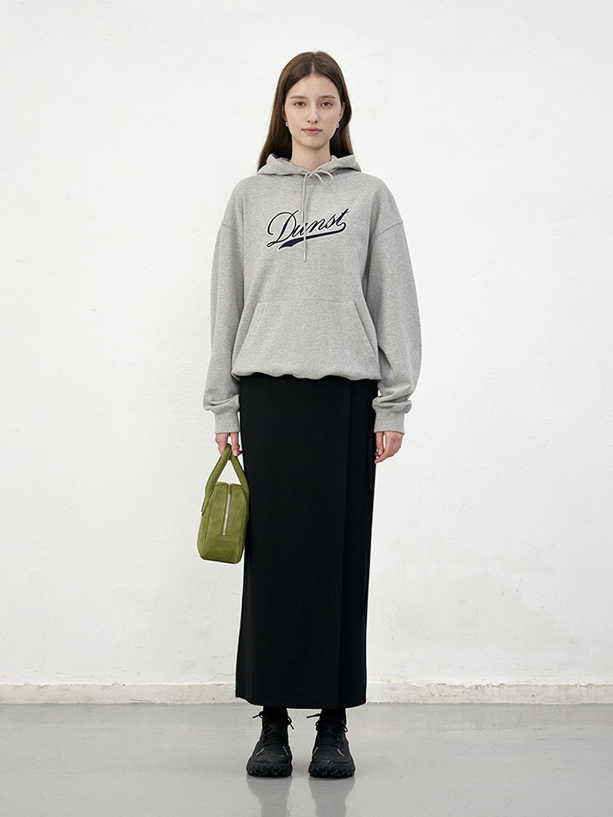 던스트(DUNST) SUEDE BOSTON TOTE BAG_UDBA5F202_PISTACHIO